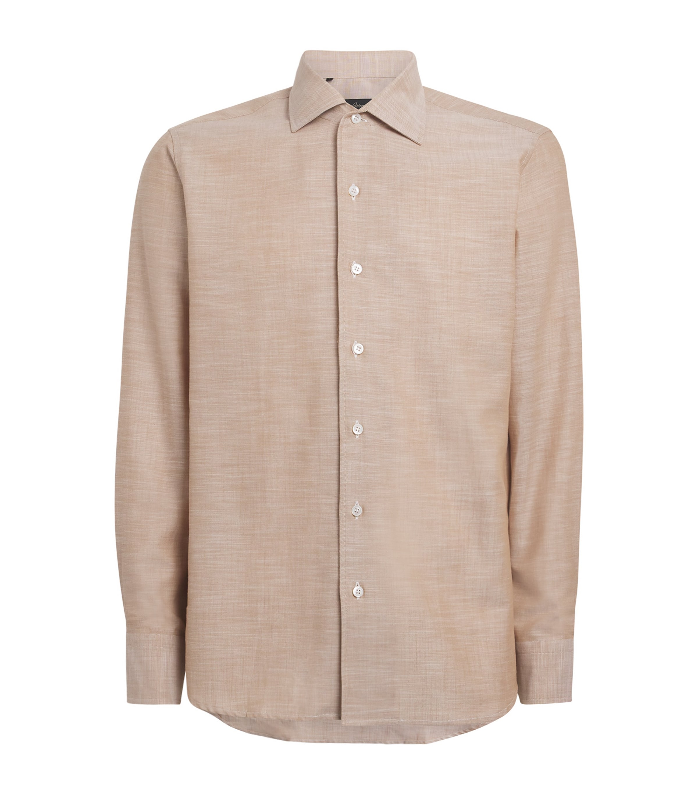 Brioni Mens Cotton Button-Up Shirt Image 1