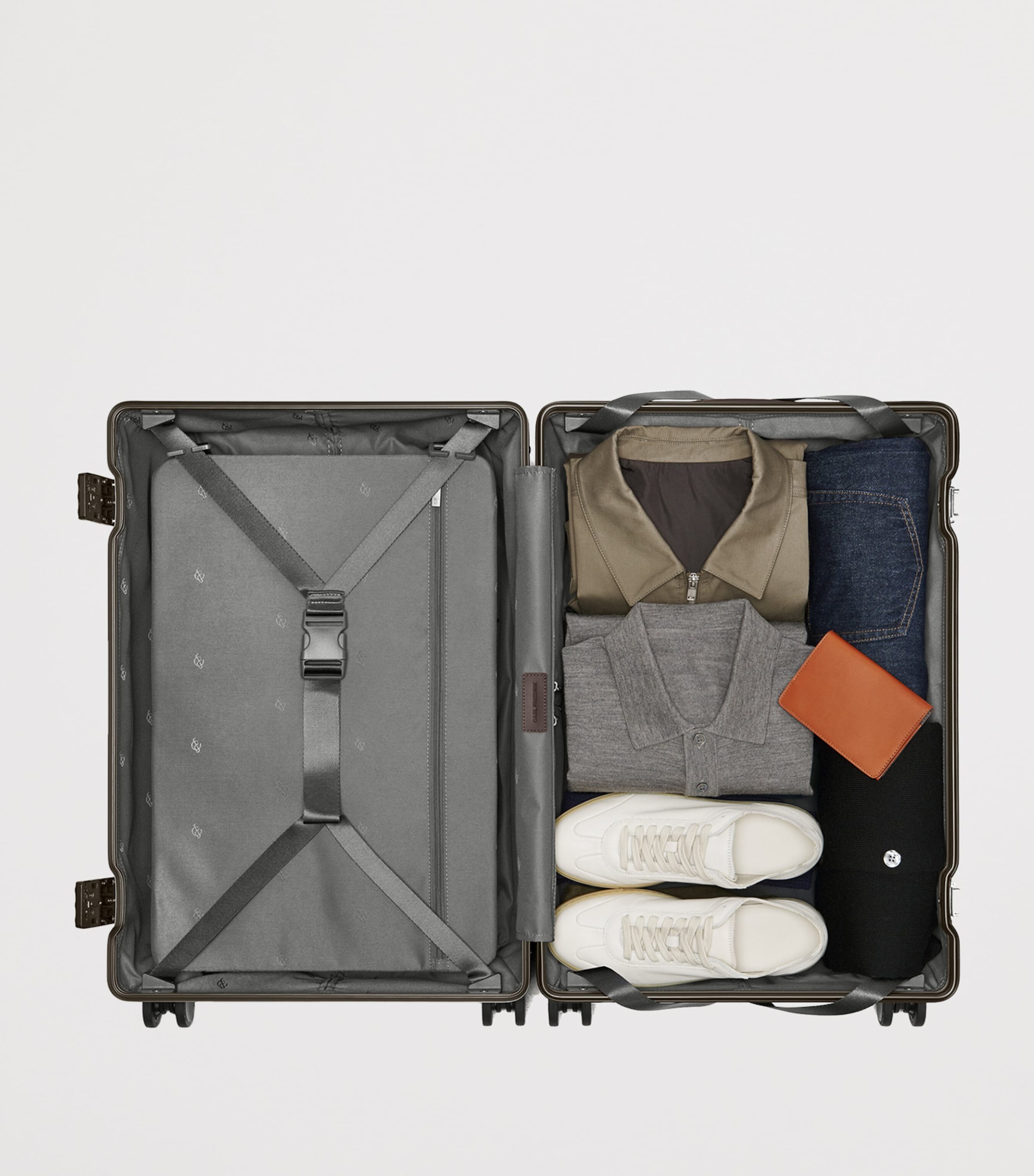 Carl Friedrik The Check-In Suitcase (65cm) Olive Image 9