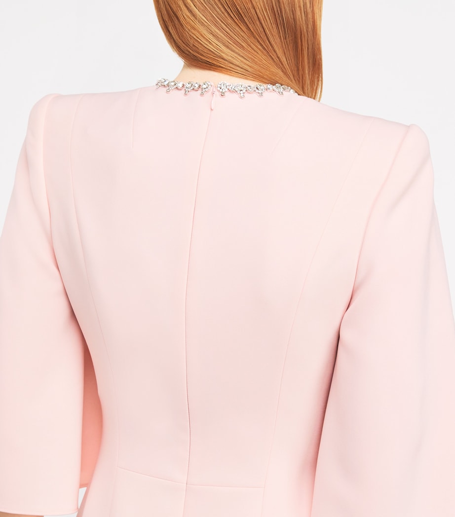 Crepe Embellished Midi Dress BUNNY 494 Image 6