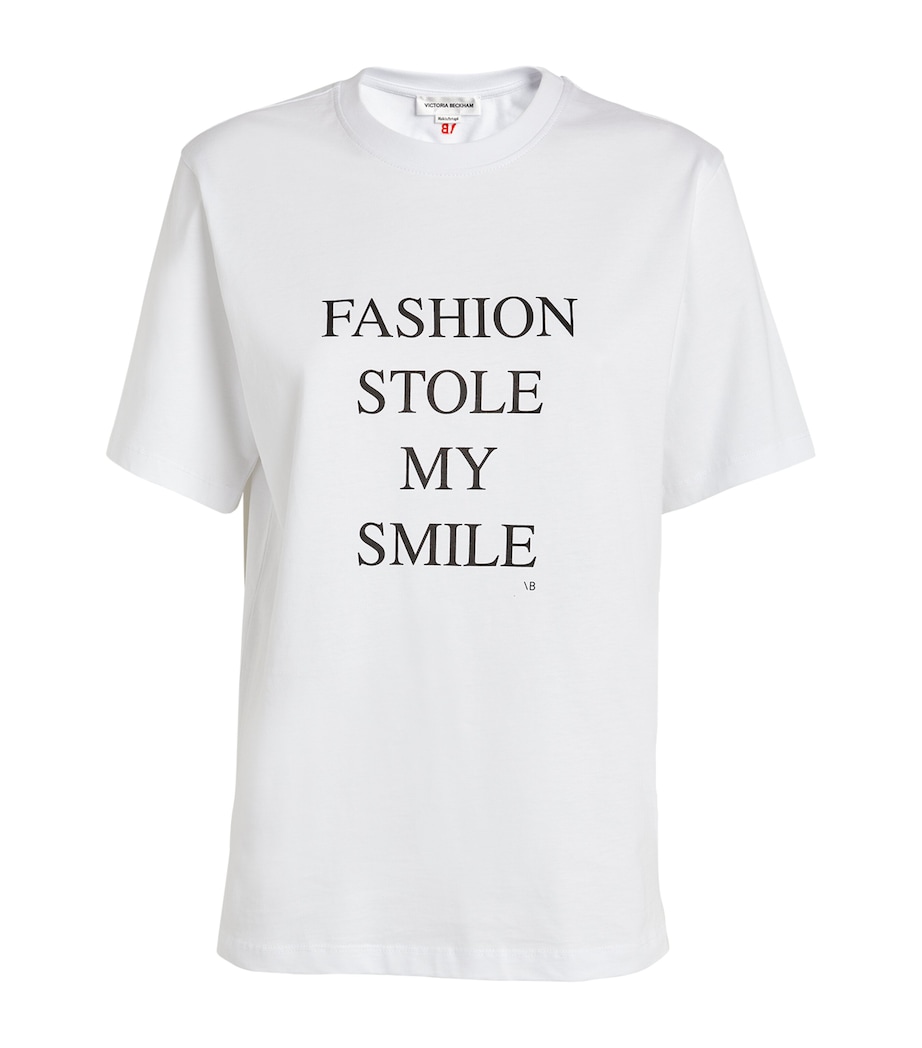 Graphic Slogan T-Shirt WHITE Image 1