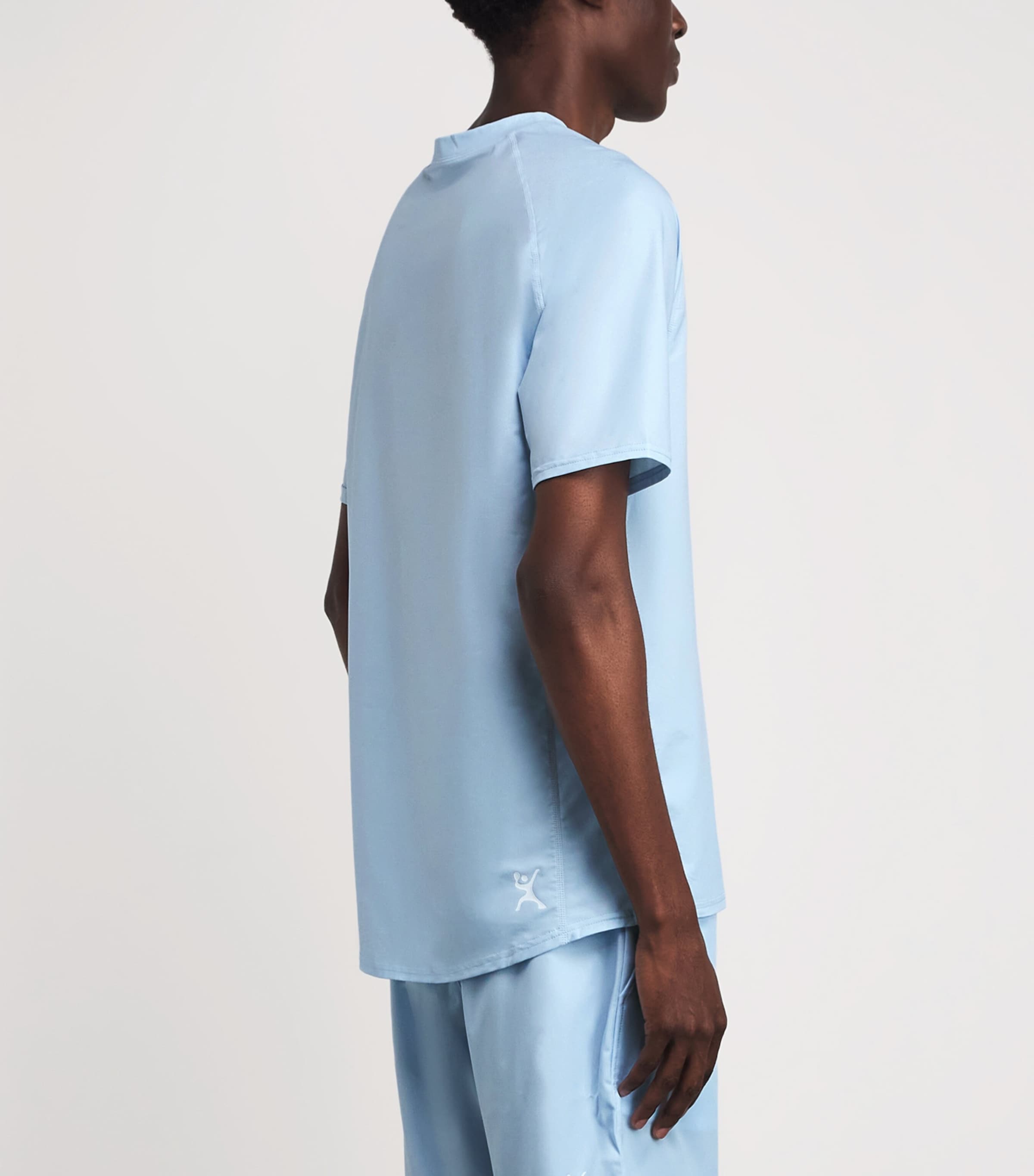 Pulco Studios Mens AIRCON Playing T-Shirt Sky Blue Image 5
