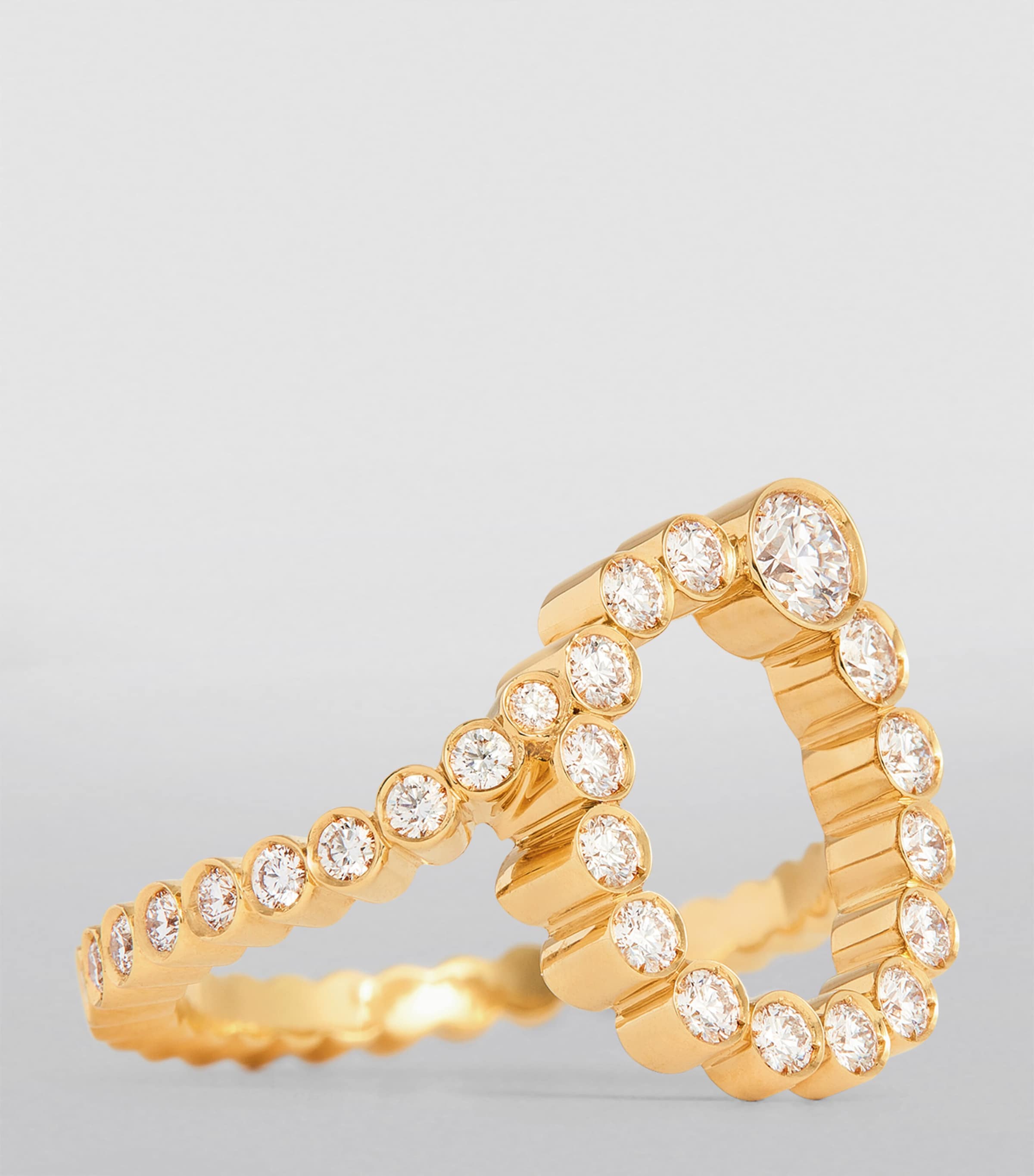 Yellow Gold and Diamond Ensemble ‘O’ Ring YELLOW GOLD Image 6