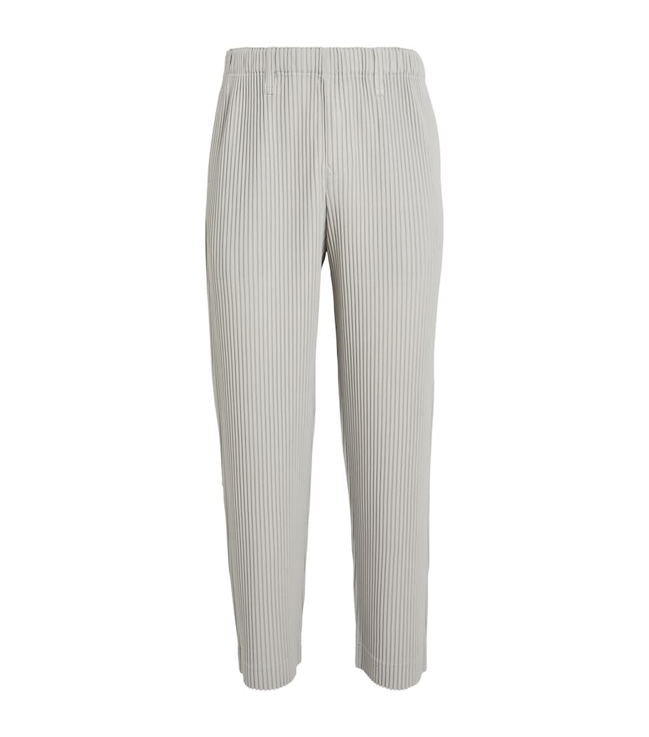 Pleated Slim Trousers 11 LIGHT GRAY Image 1