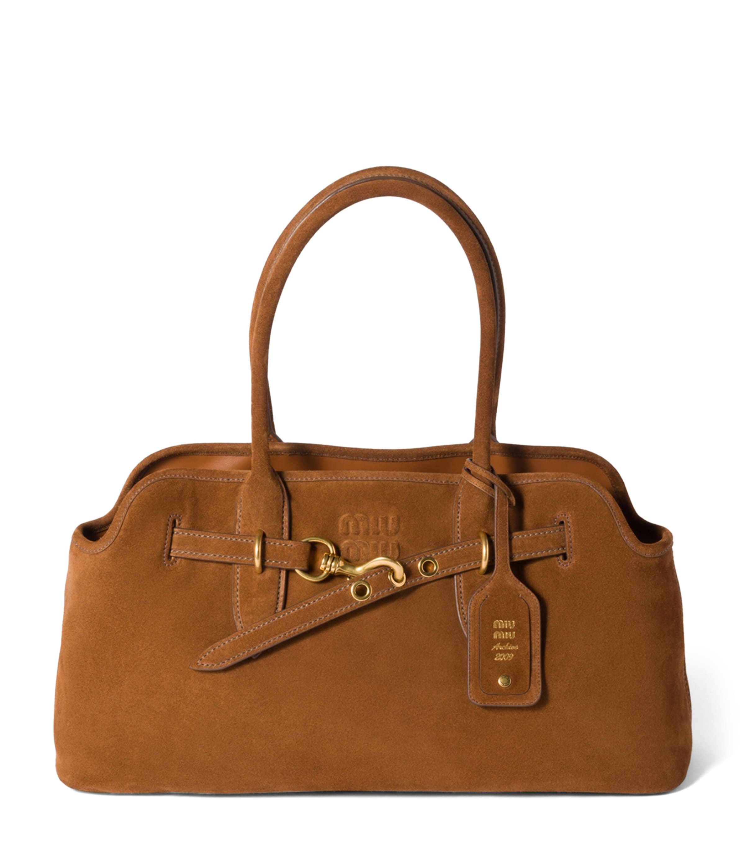 バッグ 90's MIU MIU Bamboo Handle Suede Bag Miu Miu Suede Top Handle Bag with Tassels | Saks Fifth Avenue