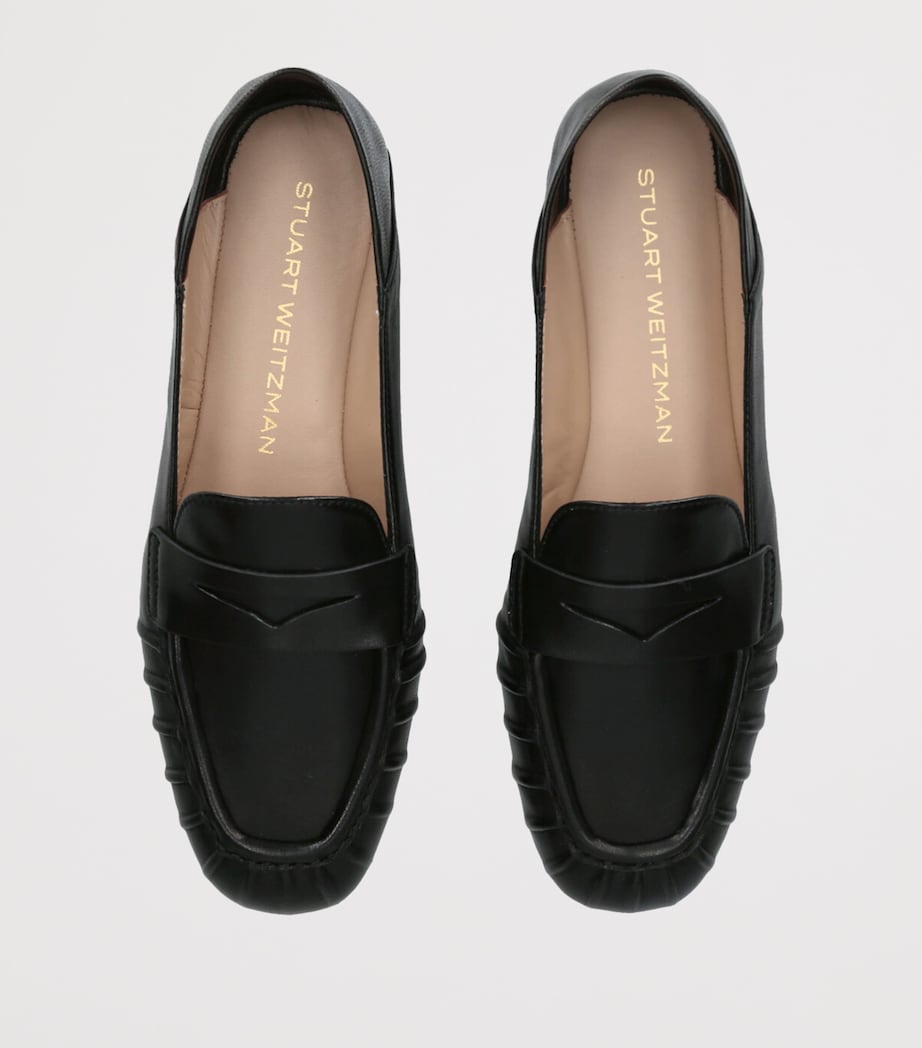 Leather Brooks Loafers BLACK Image 6