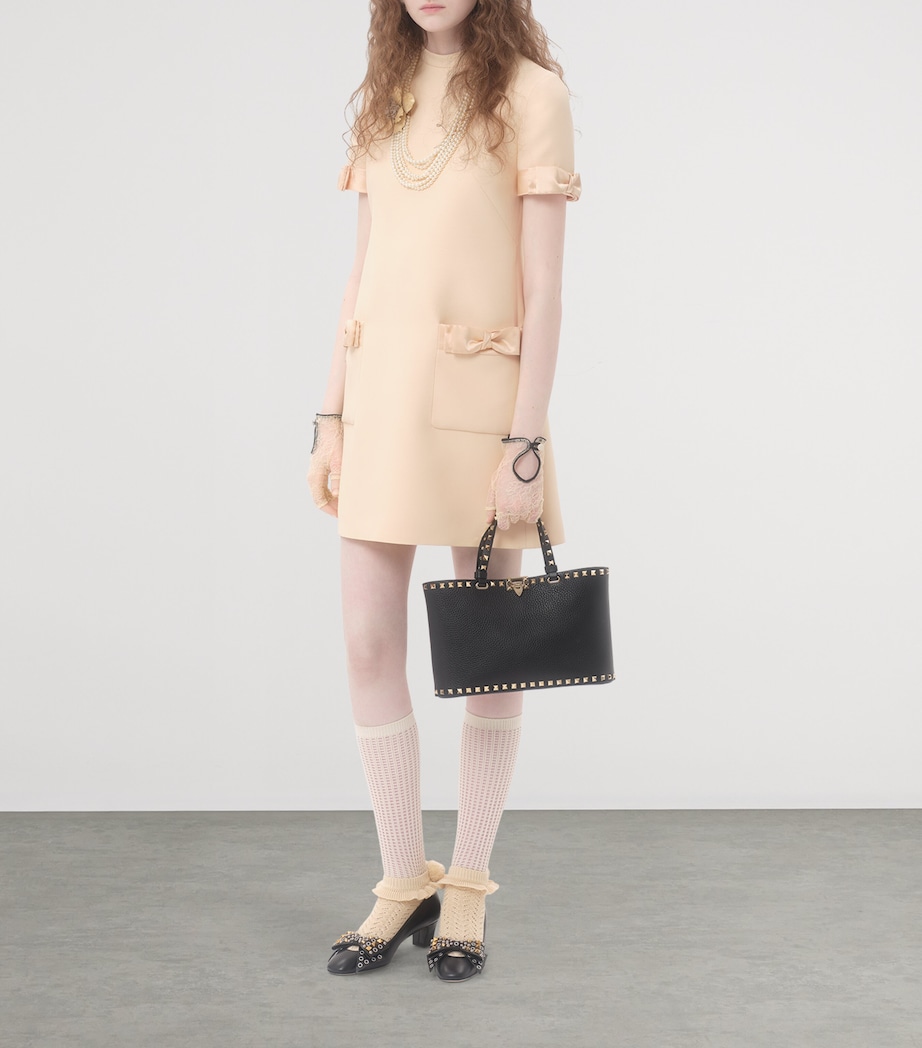 Small Leather Rockstud Cross-Body Bag 0NO Image 7