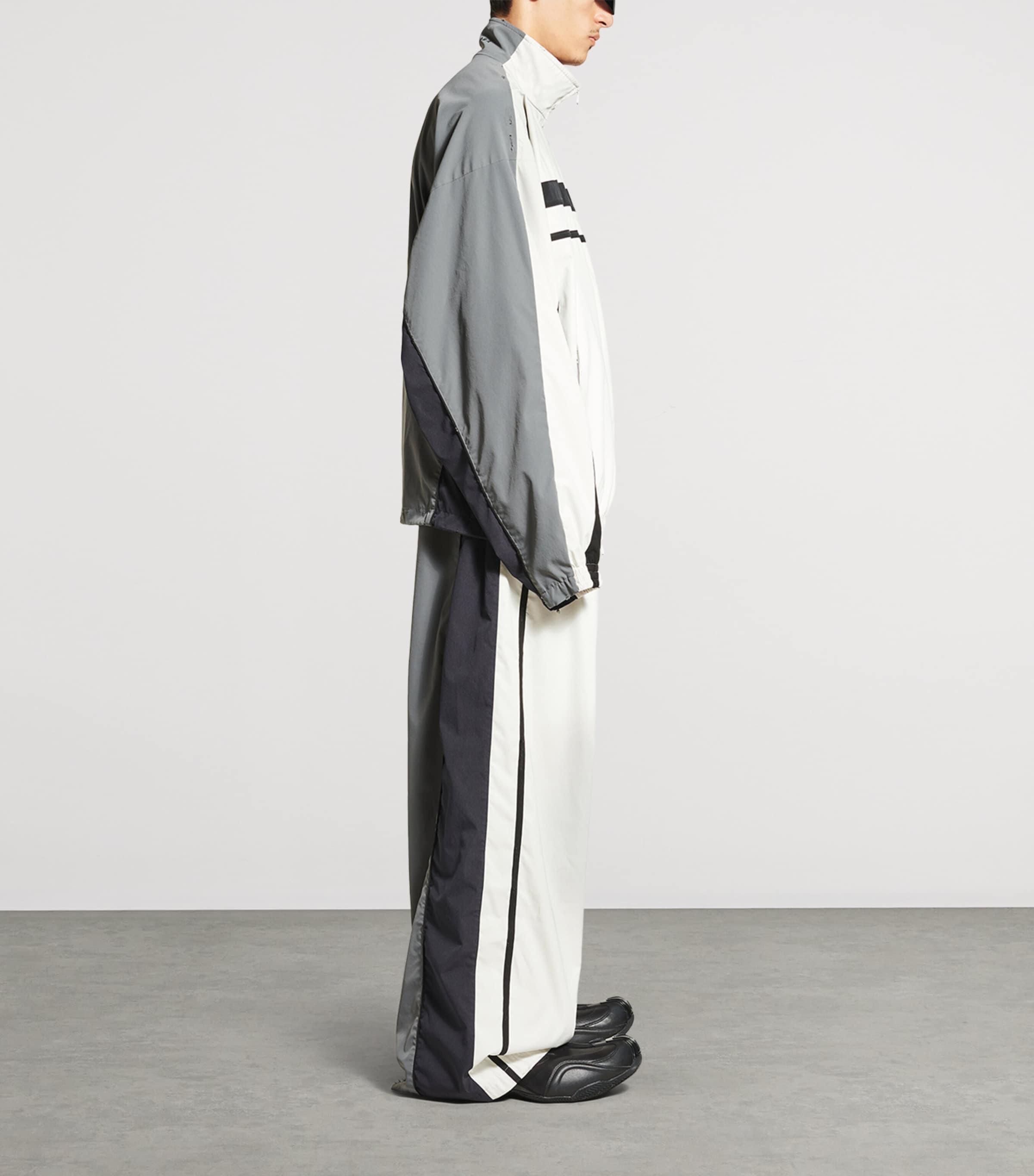 Balenciaga White Logo Loop Sports Icon Track Jacket | Harrods US