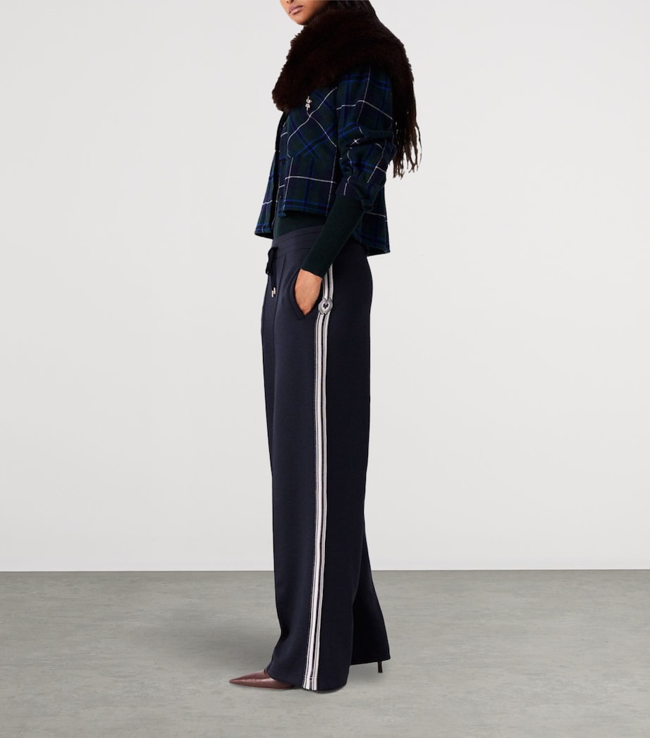 Maje Womens Drawstring Sweatpants Navy Image 3