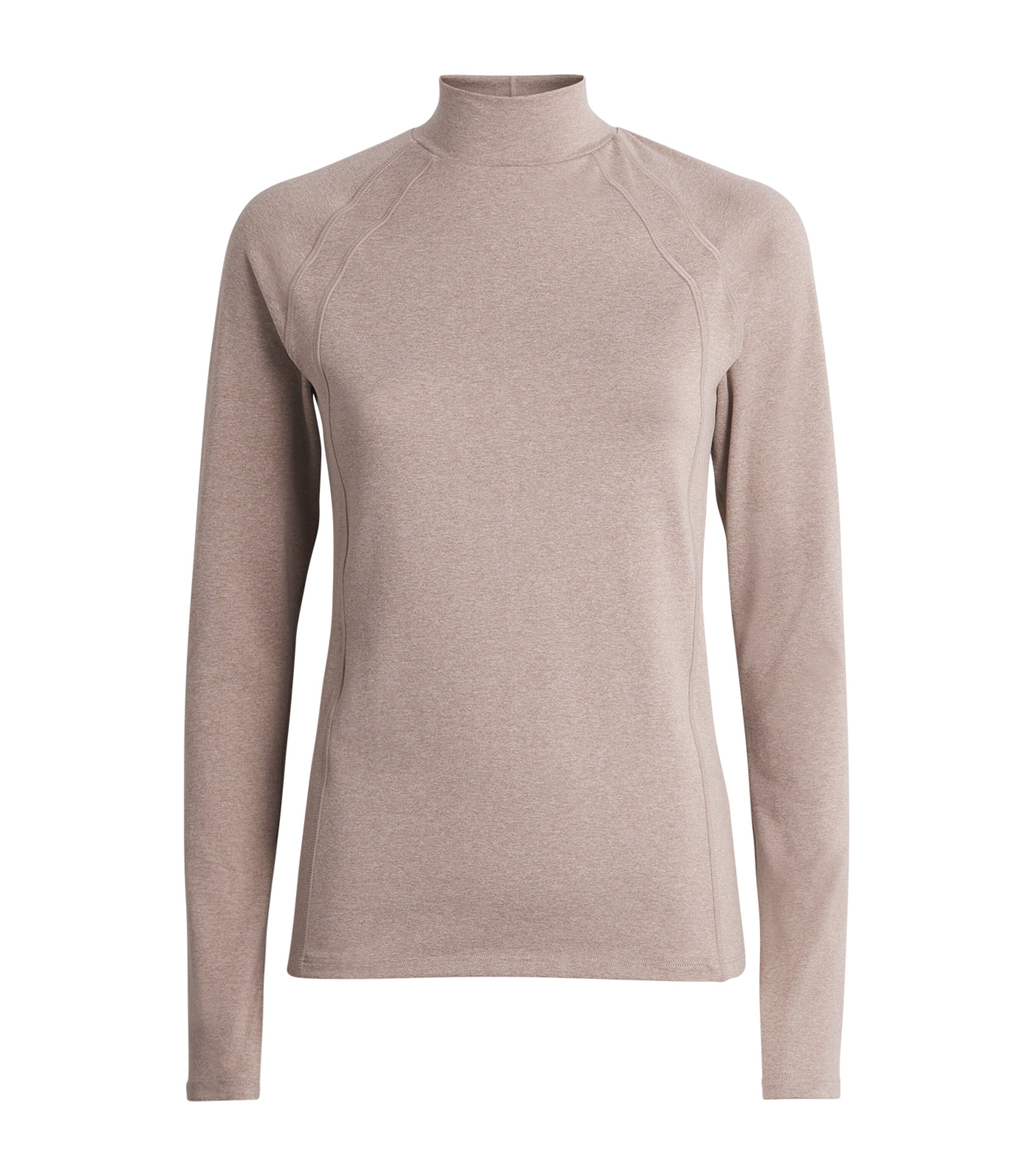 Always Warm Baselayer Top TAUPE MARL Image 1