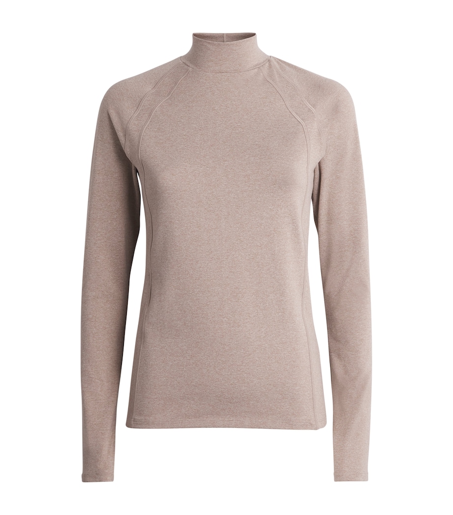 Always Warm Baselayer Top TAUPE MARL Image 1