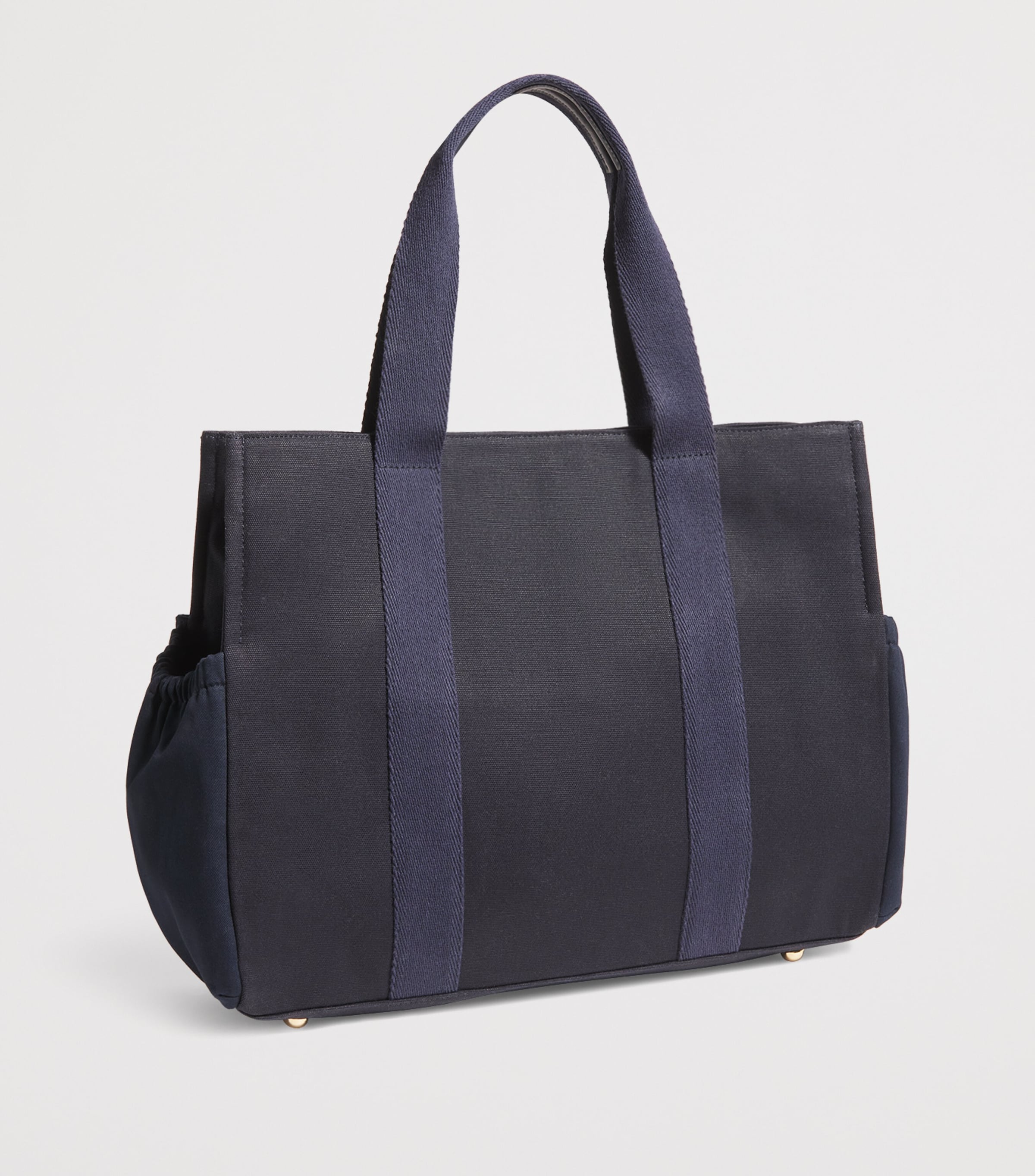 Canvas Logo Changing Bag NAVY Image 3