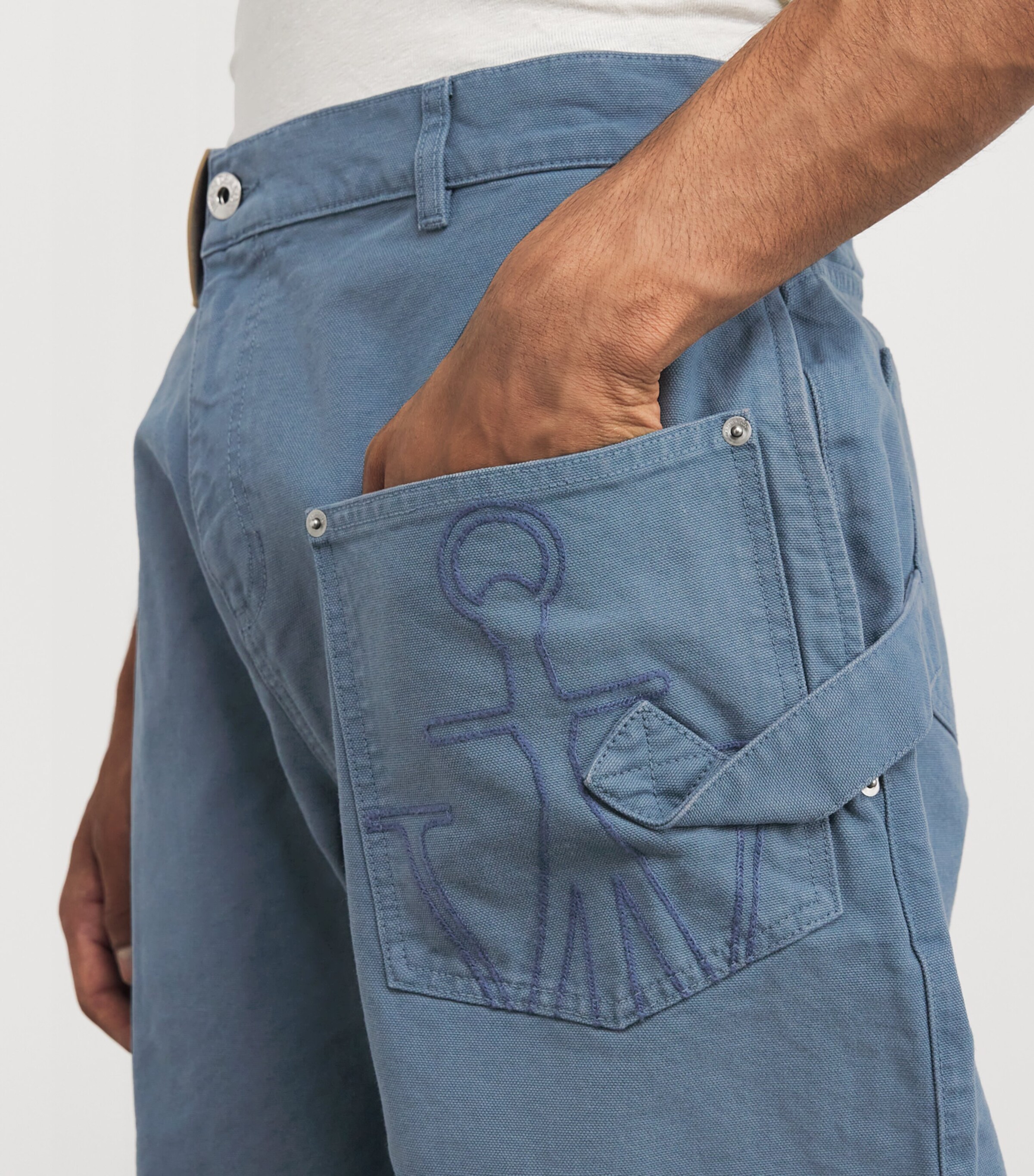 Denim Twist Jeans STEEL BLUE Image 6