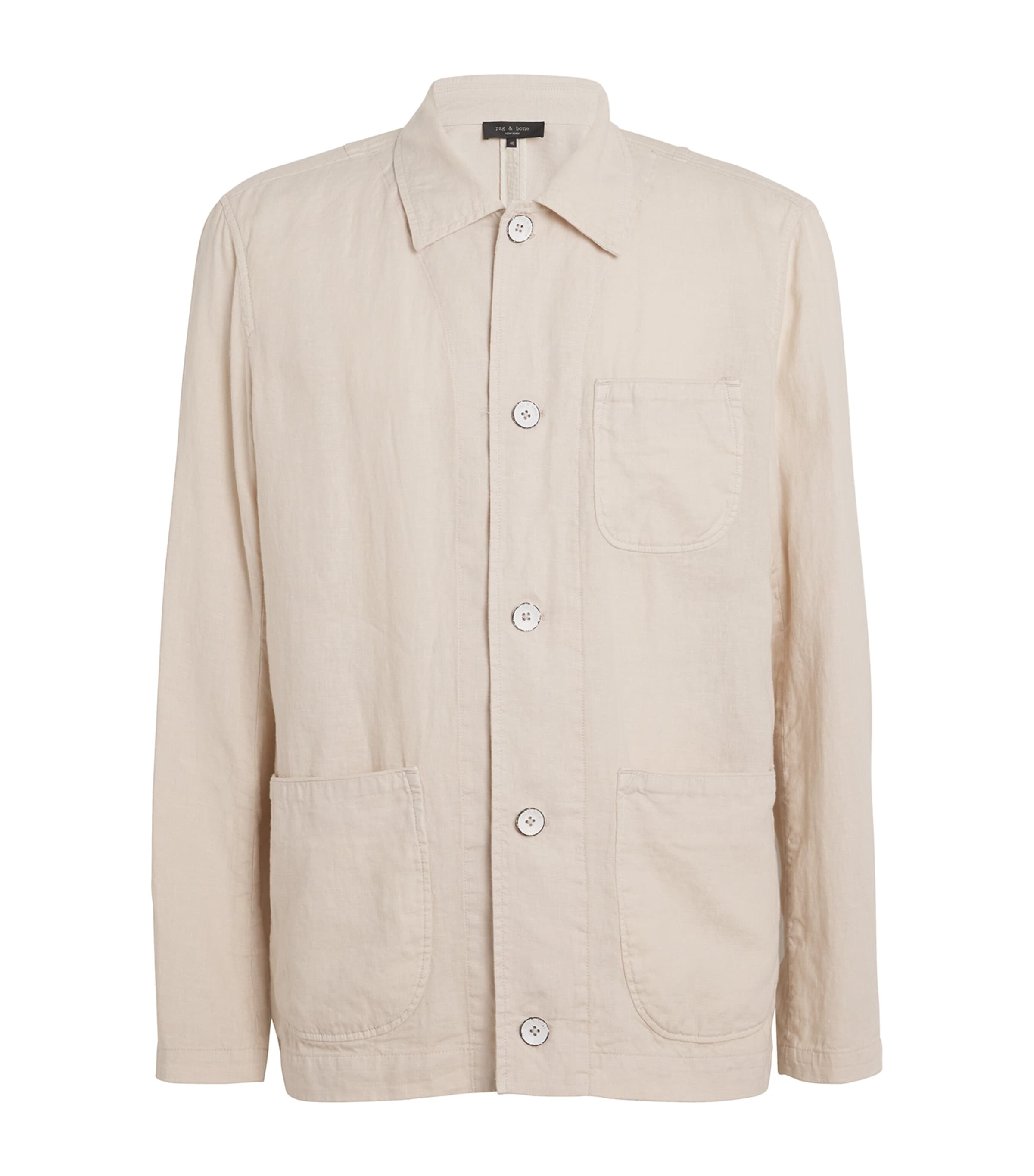 Rag & Bone Cotton Evan Chore Jacket In Grey