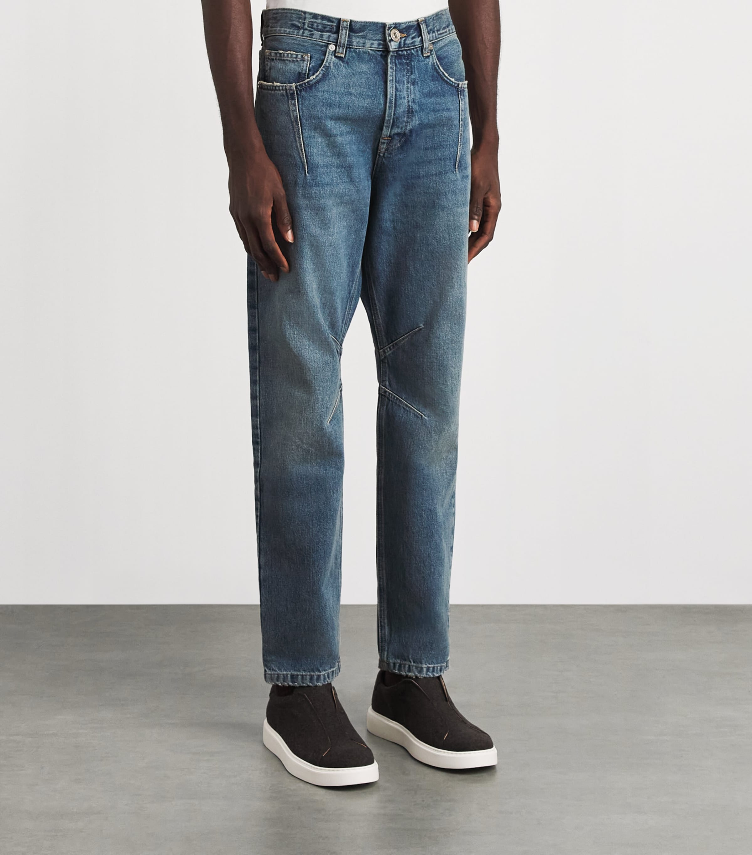 Eleventy Mens Relax Straight Jeans Zucchero Image 4