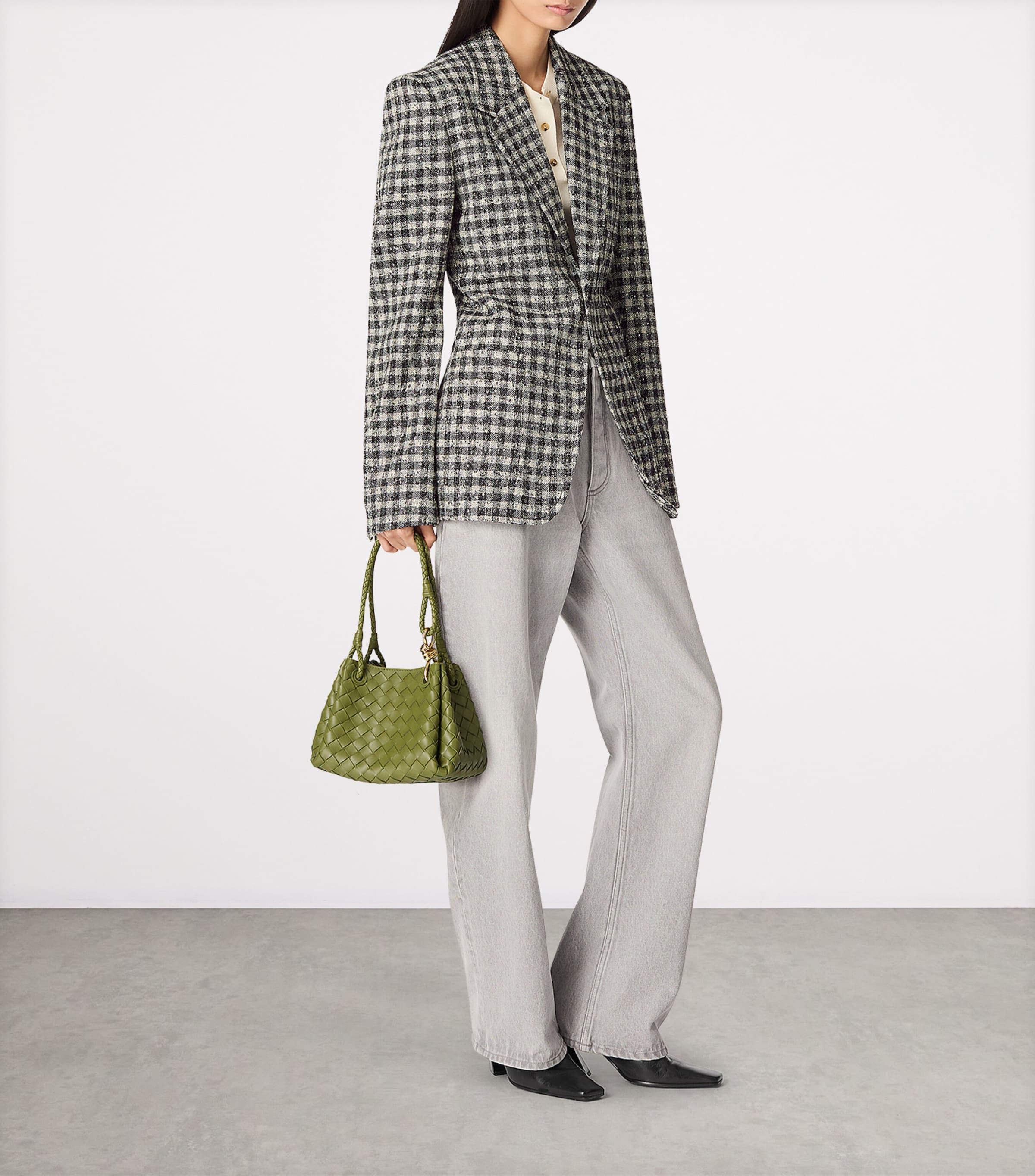 Small Leather Parachute Shoulder Bag 2498 Image 2