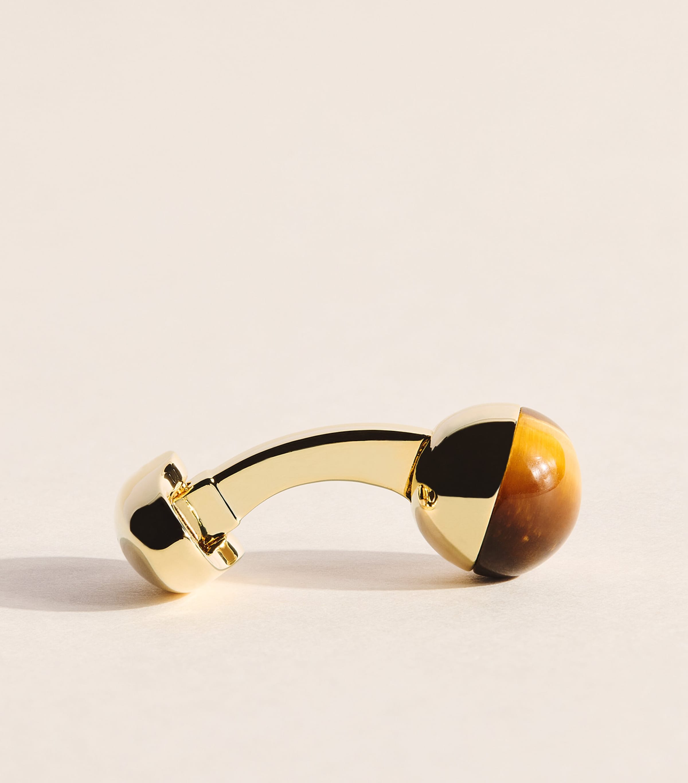 Babette Wasserman Chakra Power Orb Tigers Eye Cufflinks Tigers Eye Image 4