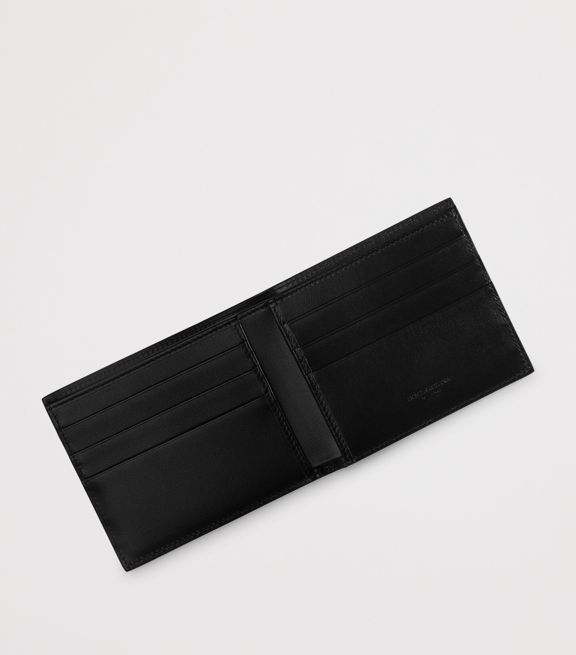 Dolce&Gabbana Leather P.Figlio Bifold Wallet Black Image 4
