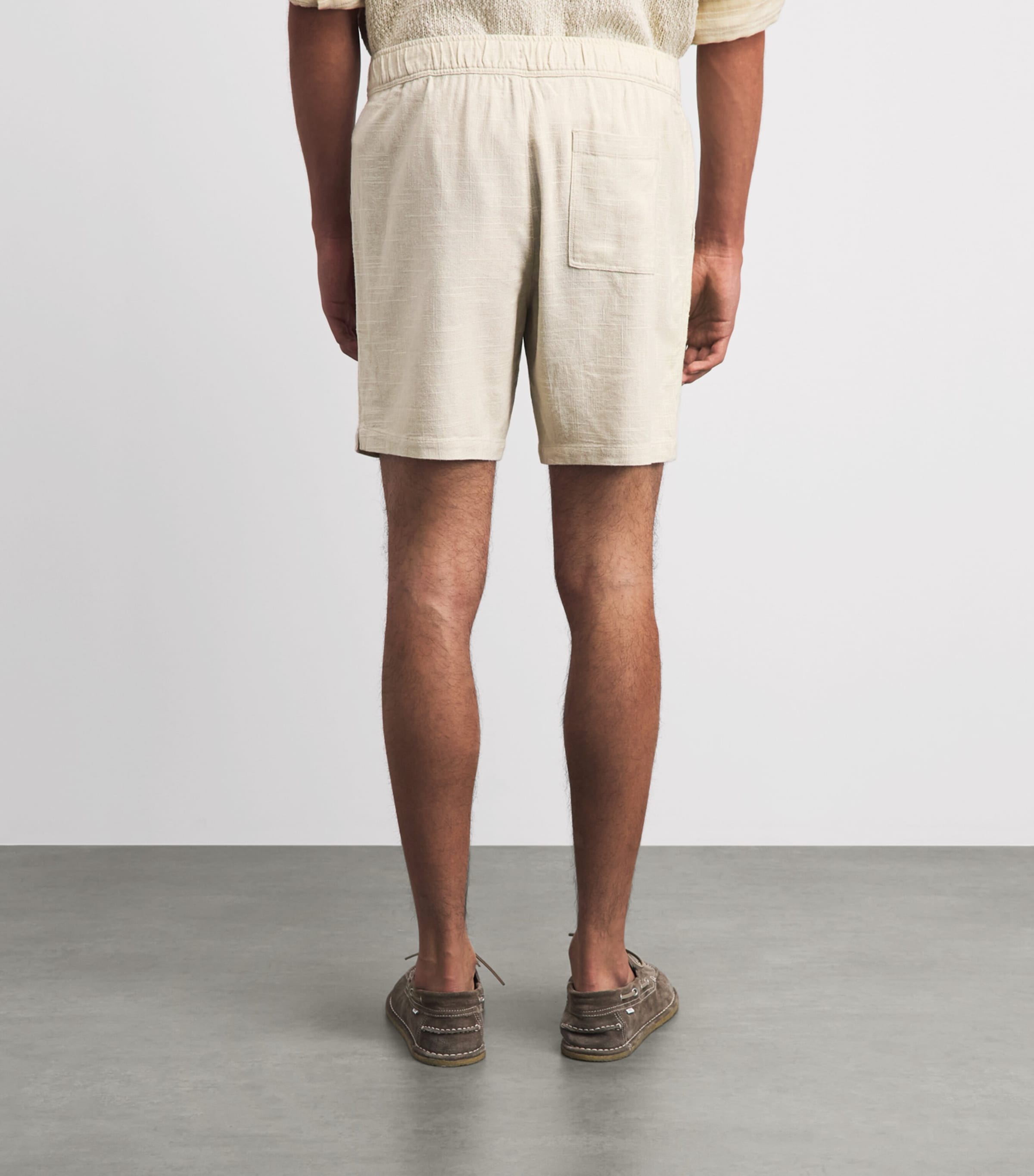 PAIGE Mens Elijah Shorts Natural Image 5