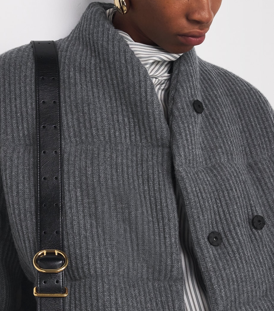 Cashmere Linz Puffer Jacket MIDGREY Image 6