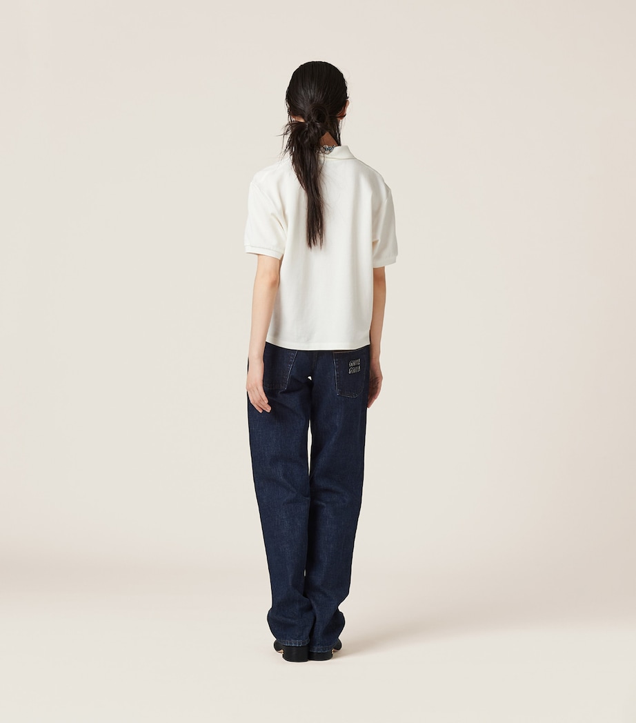 Cotton Logo Polo Shirt F0009 Image 4