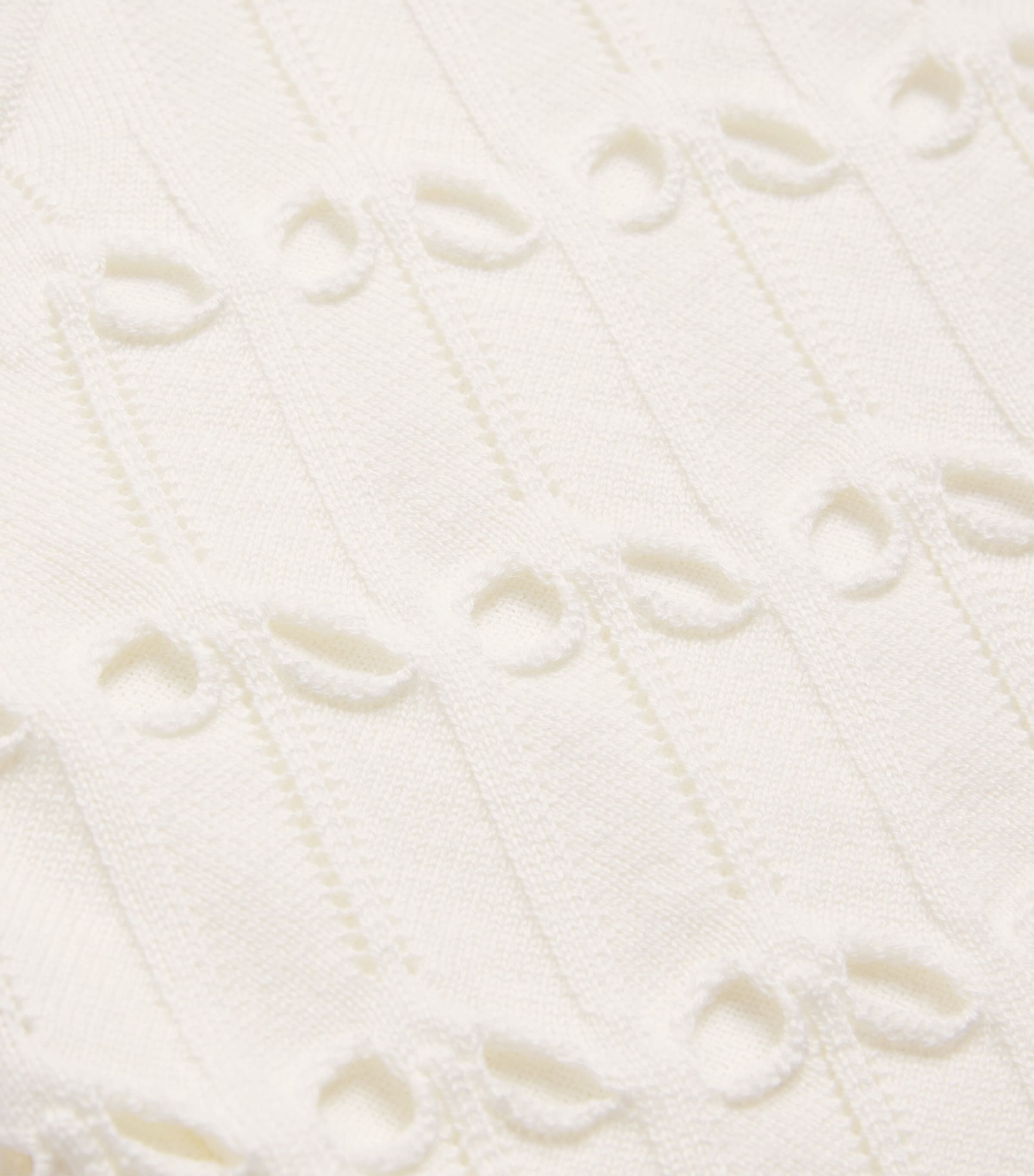 Wool-Cotton Knitted Vest (1-12 Years) SNOWFLAKE Image 3