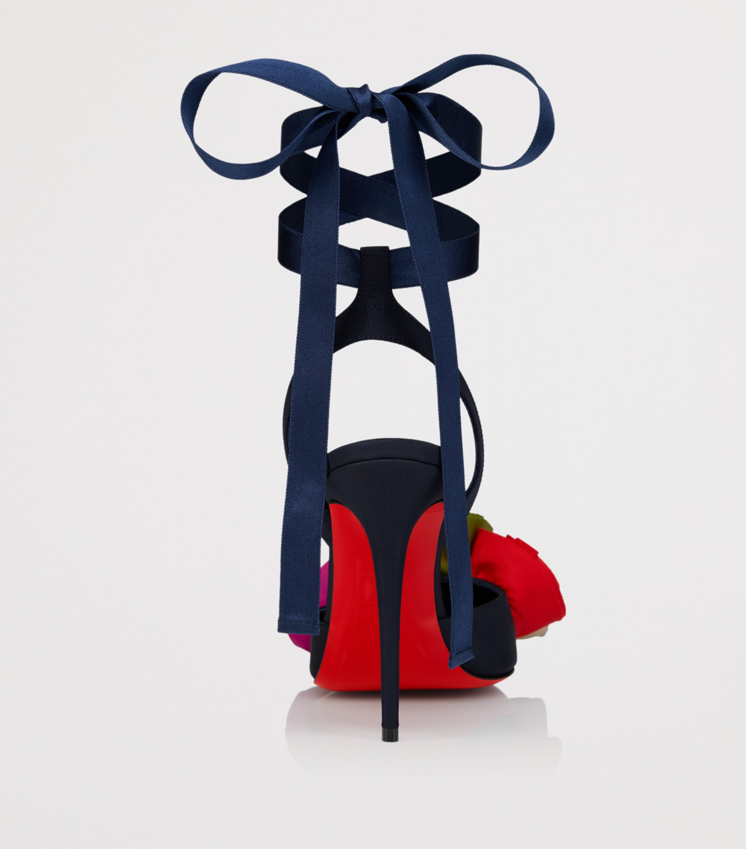 Christian Louboutin Mere Lachaise Silk Lace-Up Pumps 100 Image 4