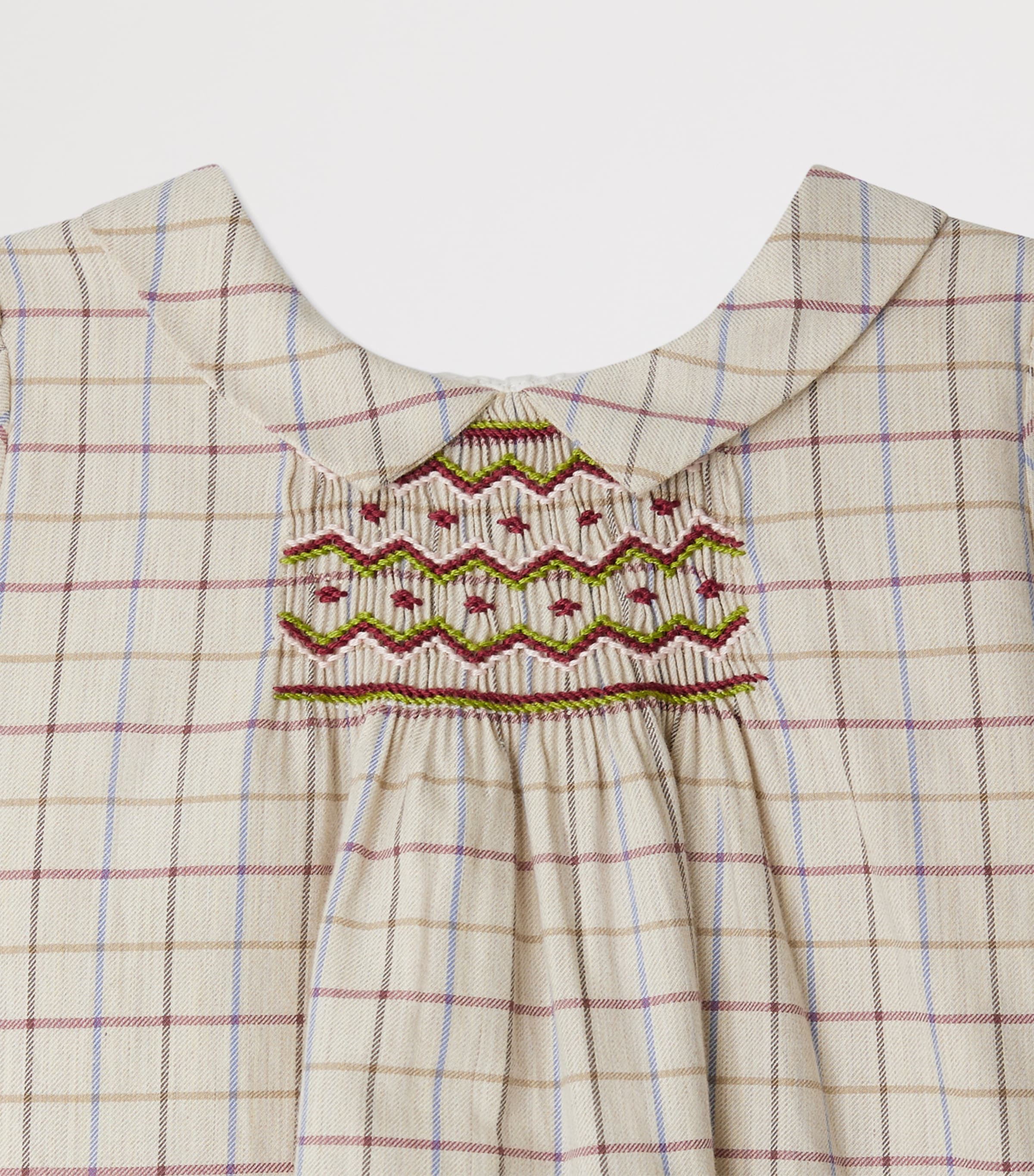 Cotton Check Dress (6-18 Months) CA MASTIC Image 3