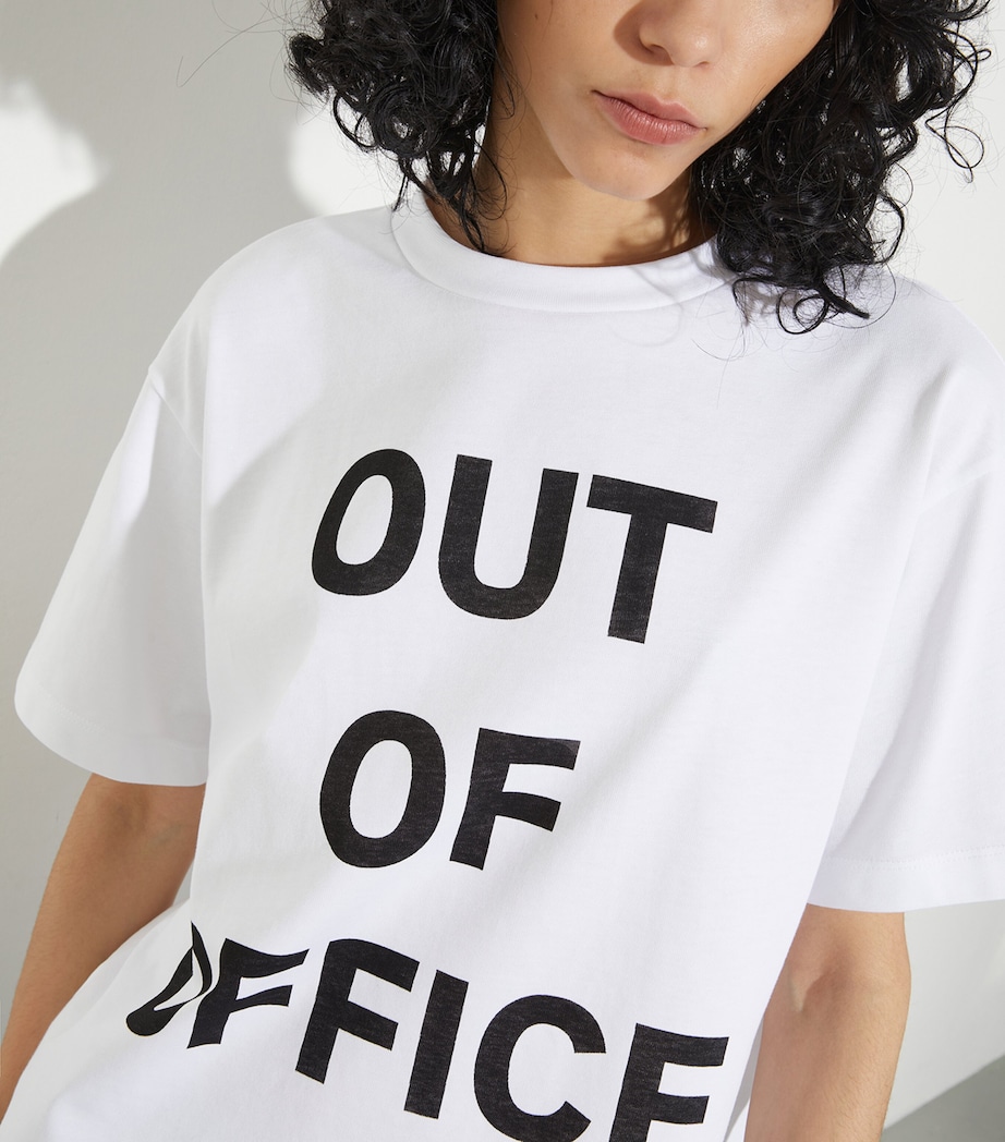 Cotton Printed T-Shirt OPTICAL WHITE Image 5