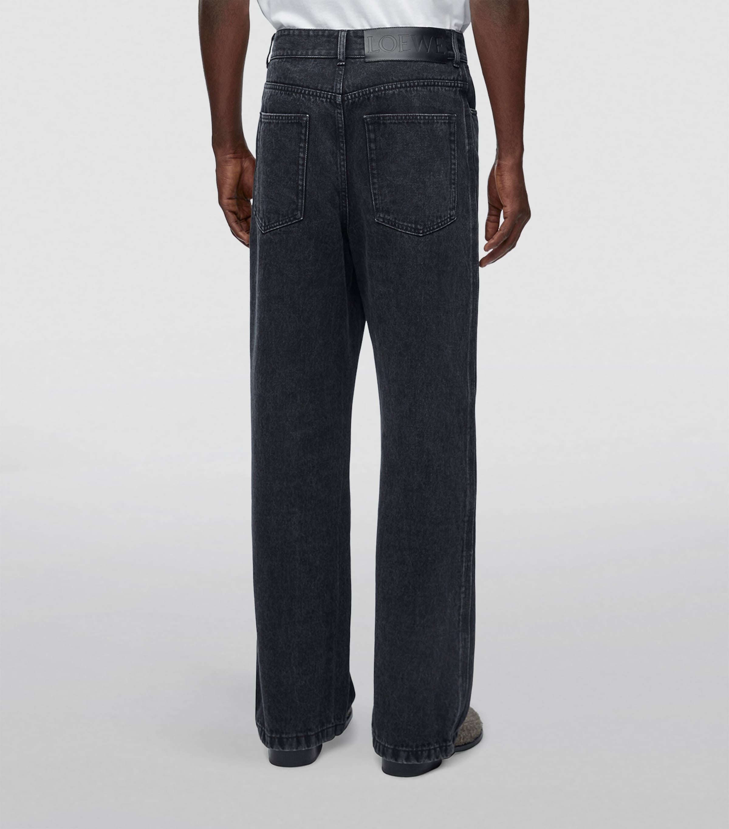 LOEWE Anagram Baggy Jeans | Harrods US