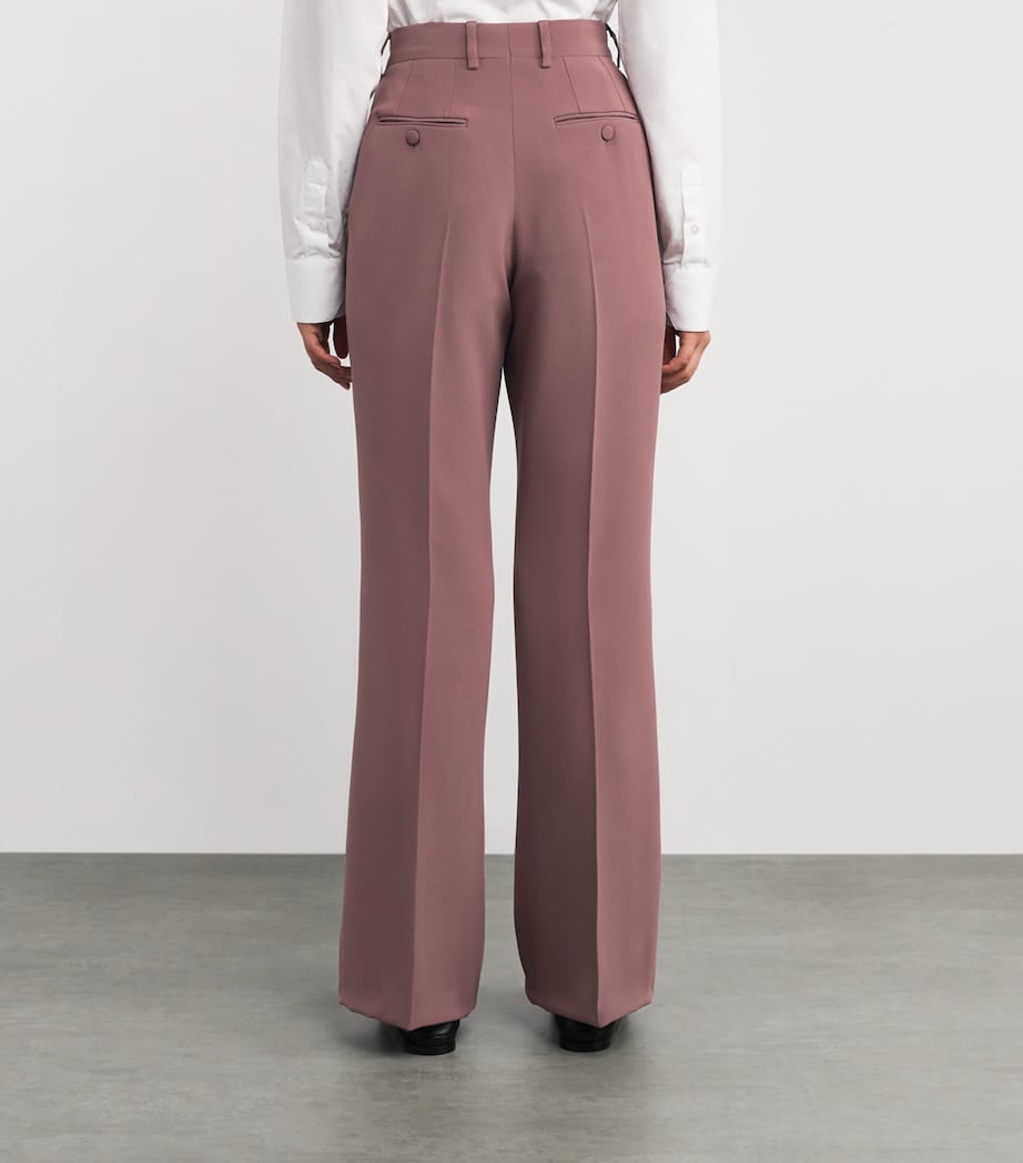 Silk Flared Trousers 5757 Image 4