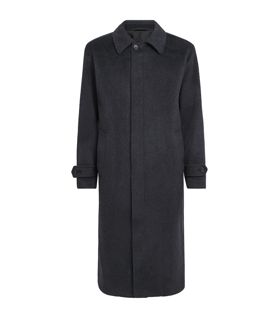 NN.07 Mens Wool-Blend Gibson Coat Dark Grey Image 1
