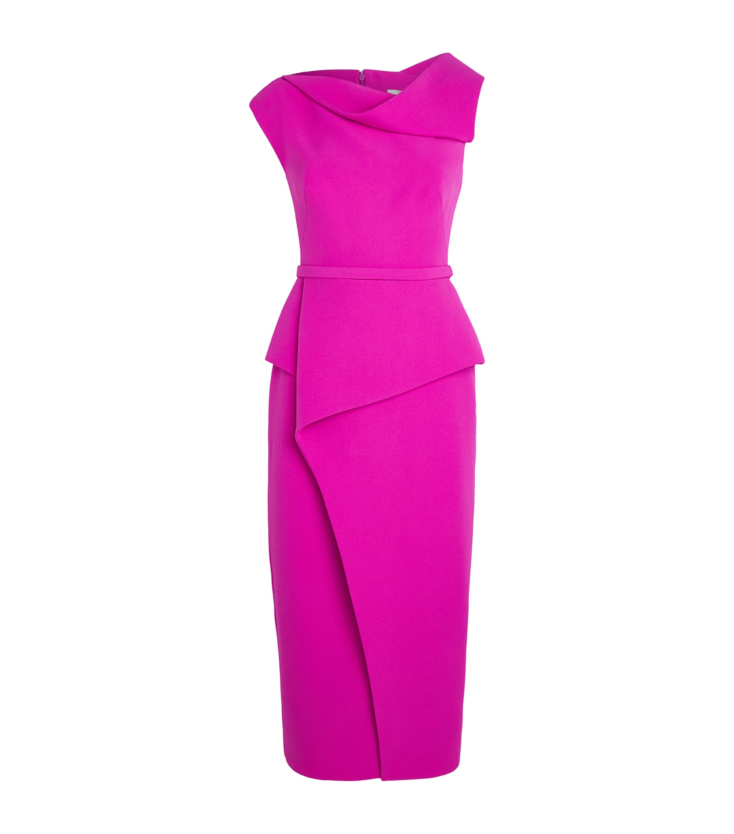 Safiyaa Yarrah Midi Dress In Pink