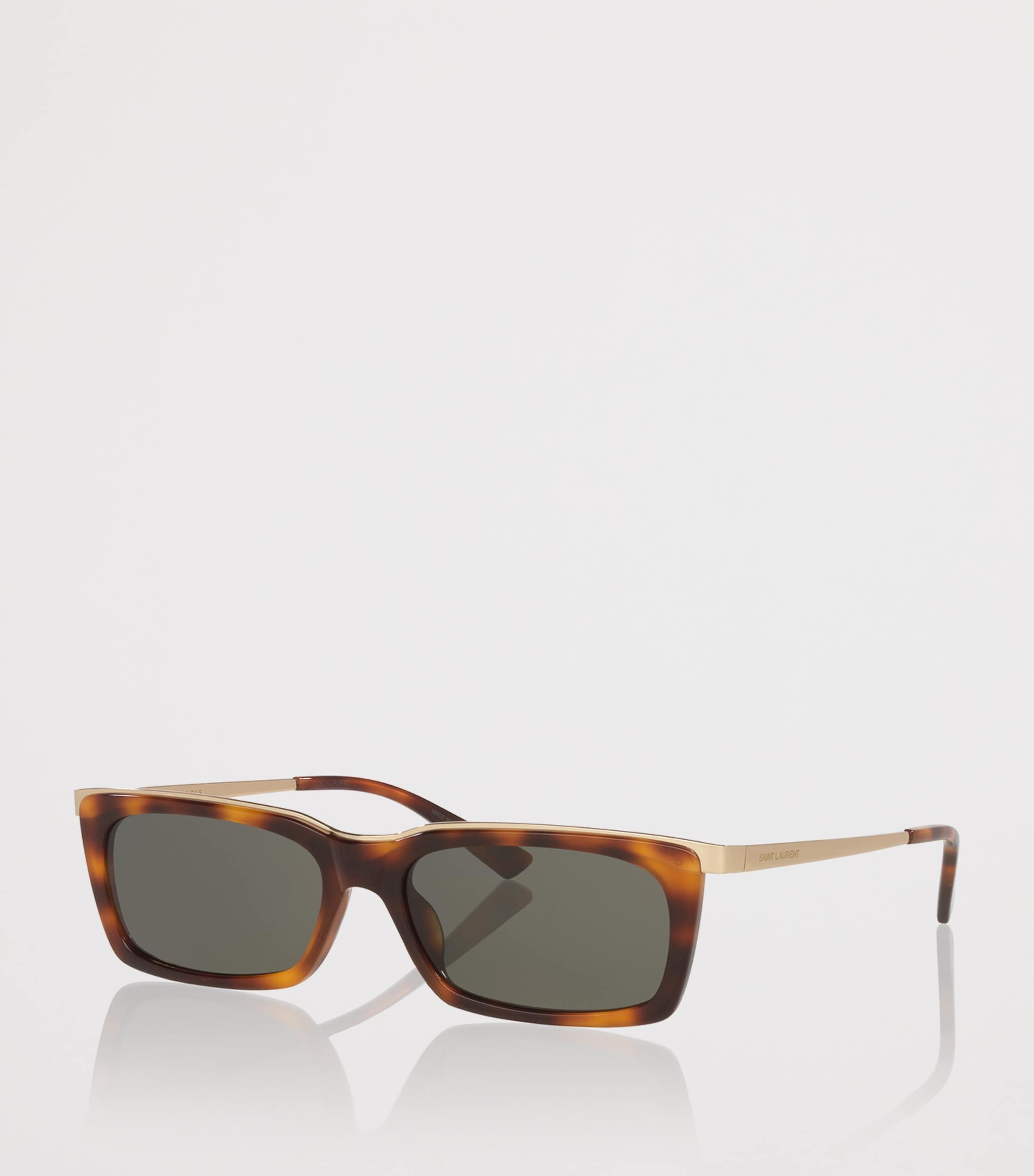 Saint Laurent Acetate Rectangle Sunglasses Image 2