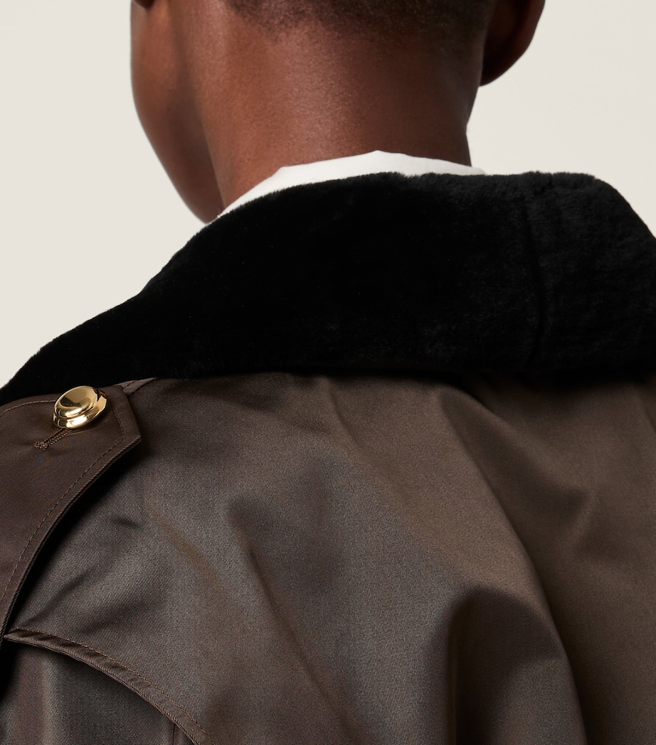 Miu Miu Womens Technical Gazar Bomber Jacket Image 5