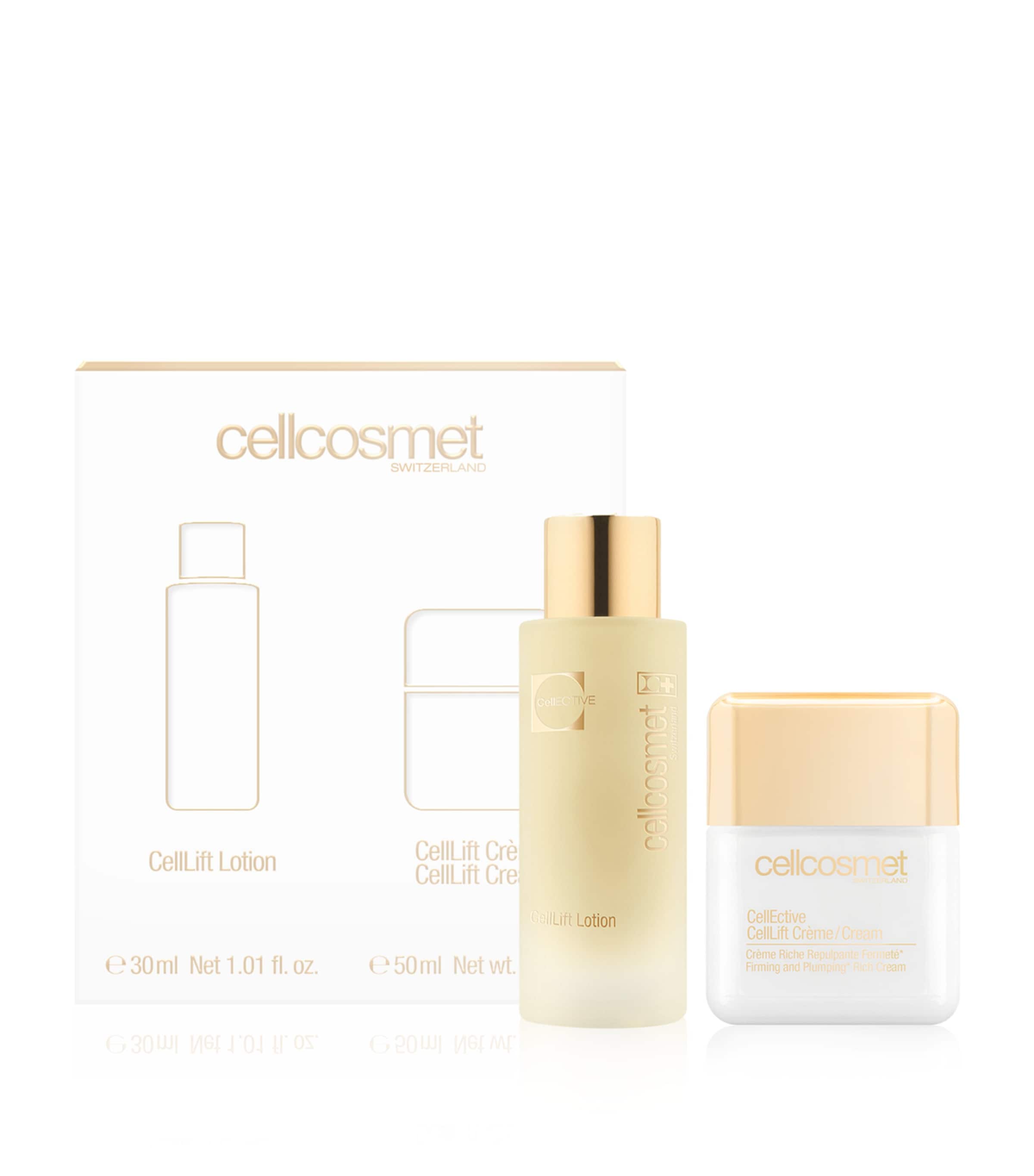 Cellcosmet Cellective Celllift Lotion And Celllift Cream Skincare Gift Set