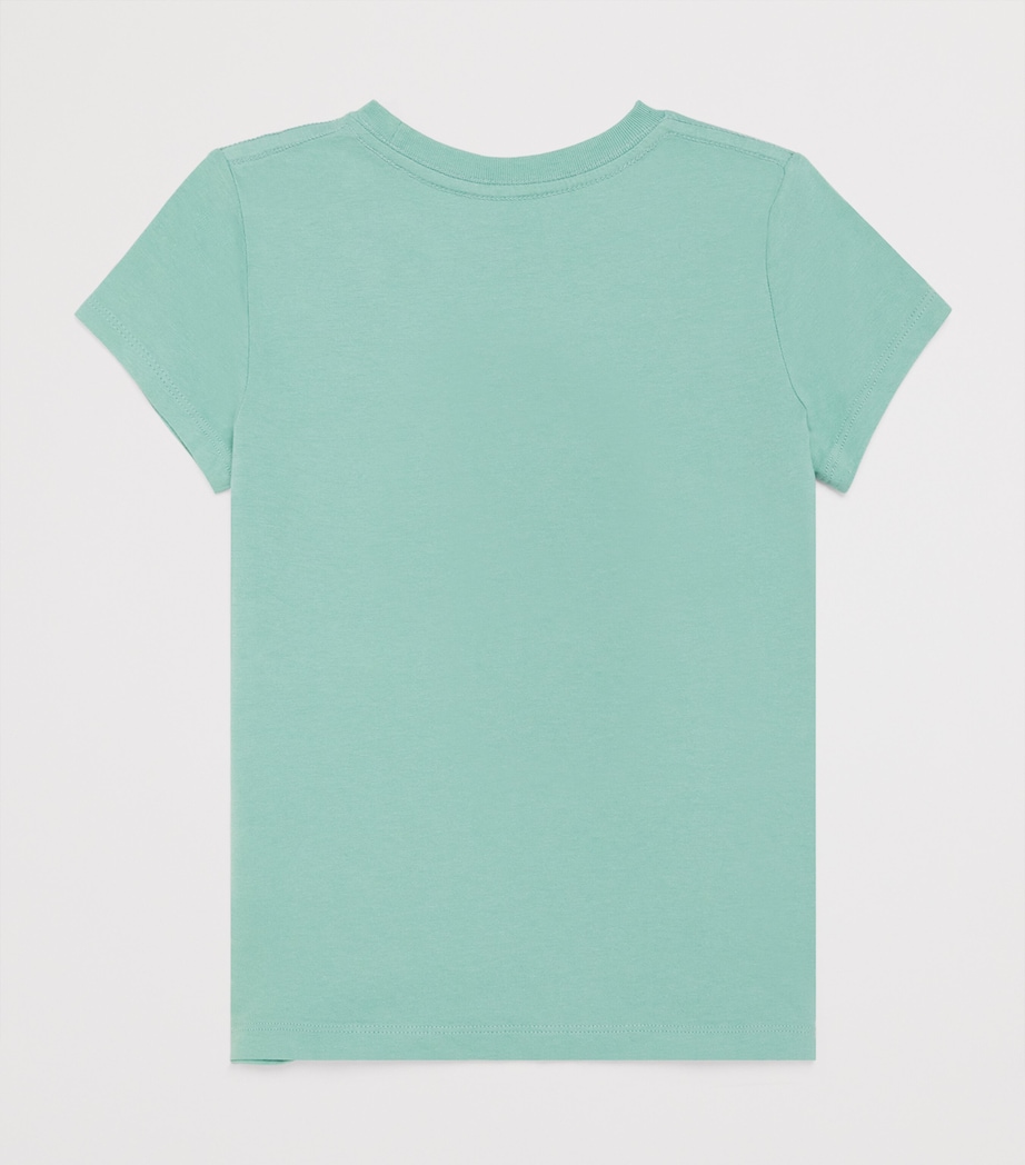 Cotton Printed T-Shirt (2-6 Years) GREEN Image 2