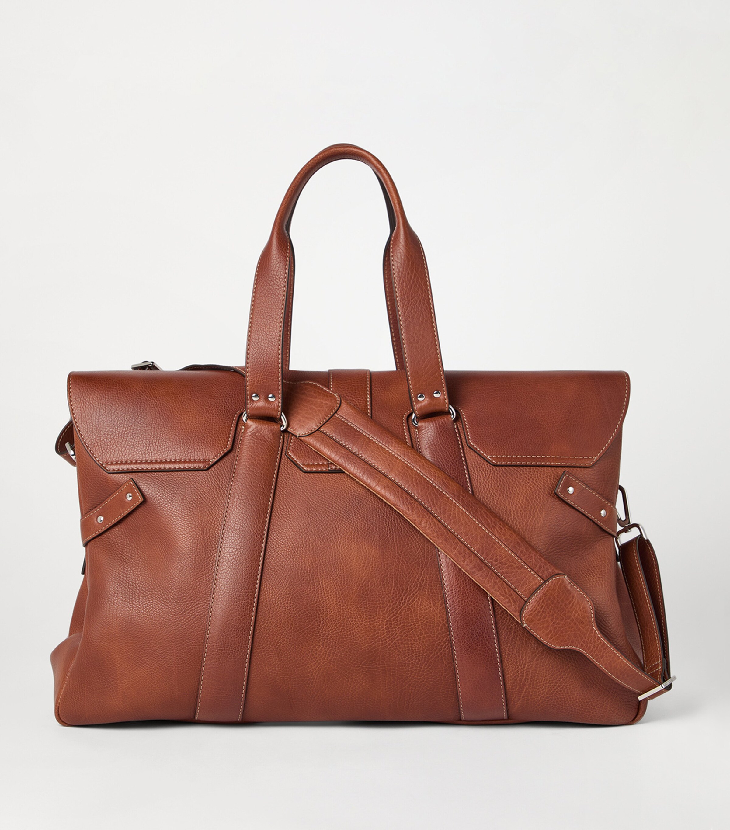 【★カジュアル★】Brunello Cucinelli ☆ ボストンバッグ ブルネロ クチネリ“スーツケース風”ボストンバッグ、南京錠付き