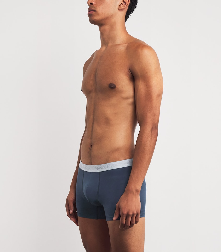 Stretch-Cotton Essentials Trunks (Pack of 2) 3047 BAROLO/OMBR BLU Image 2