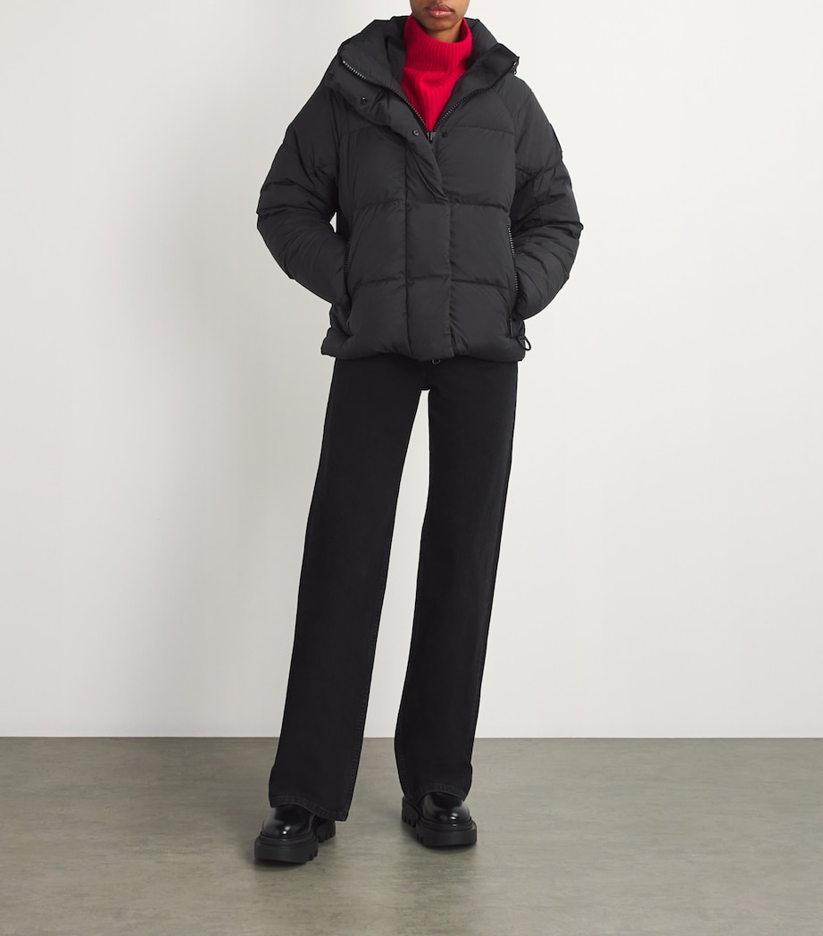 Down Water-Resistant Junction Parka 61 BLACK Image 2