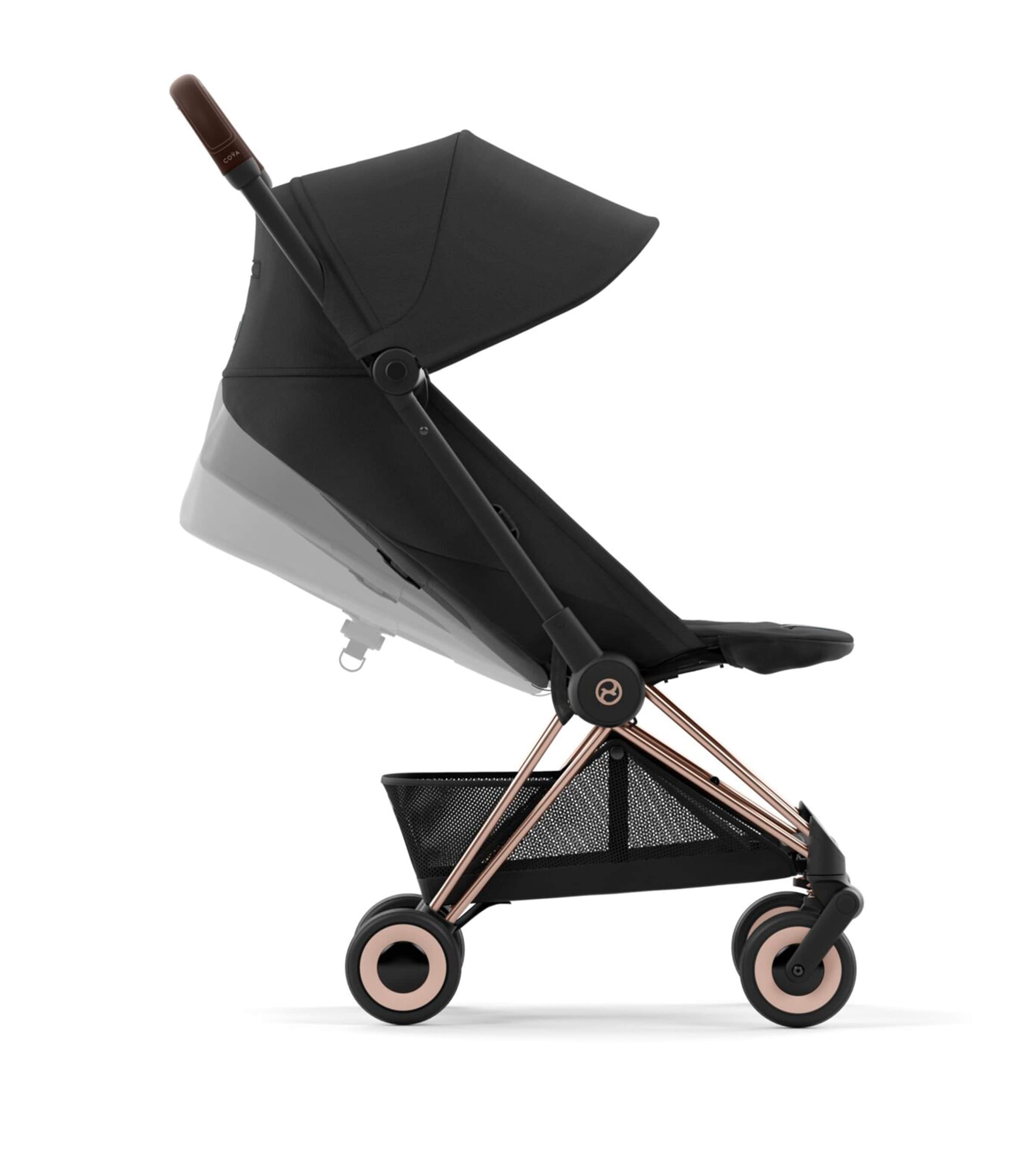 COYA Stroller - Rosegold/Sepia Black SEPIA BLACK Image 4