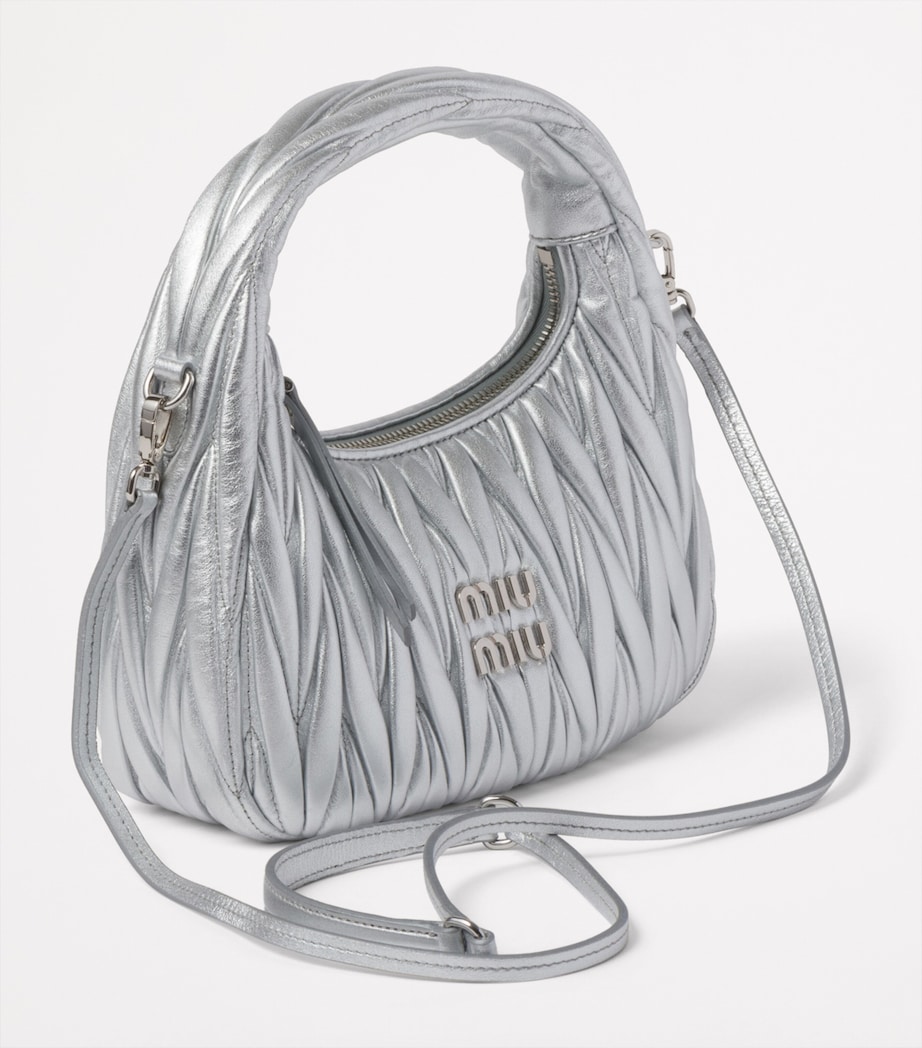 Matelassé Leather Wander Top-Handle Bag F0118 Image 2