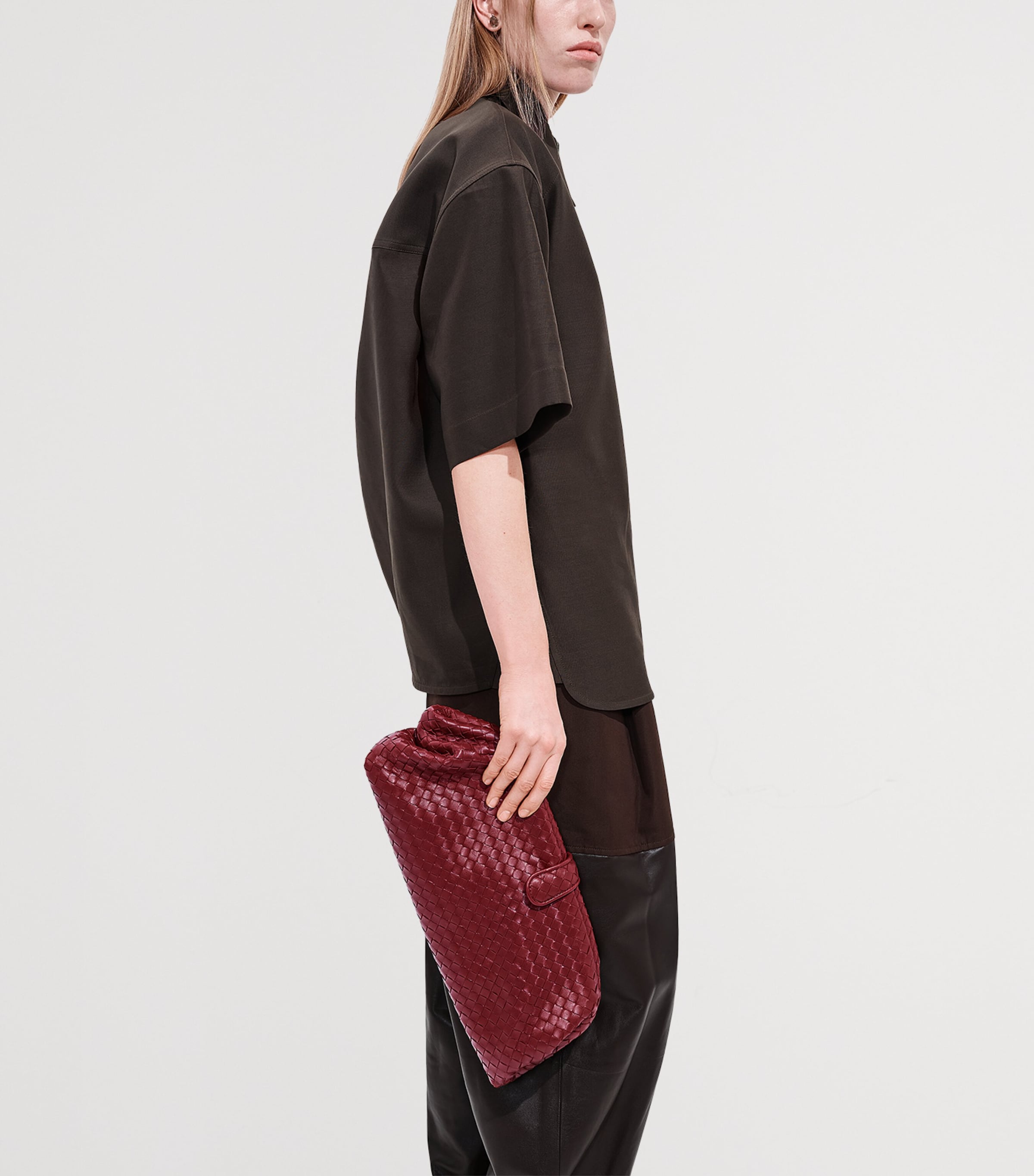 Bottega Veneta Leather Lauren 1979 Clutch Bag Image 2