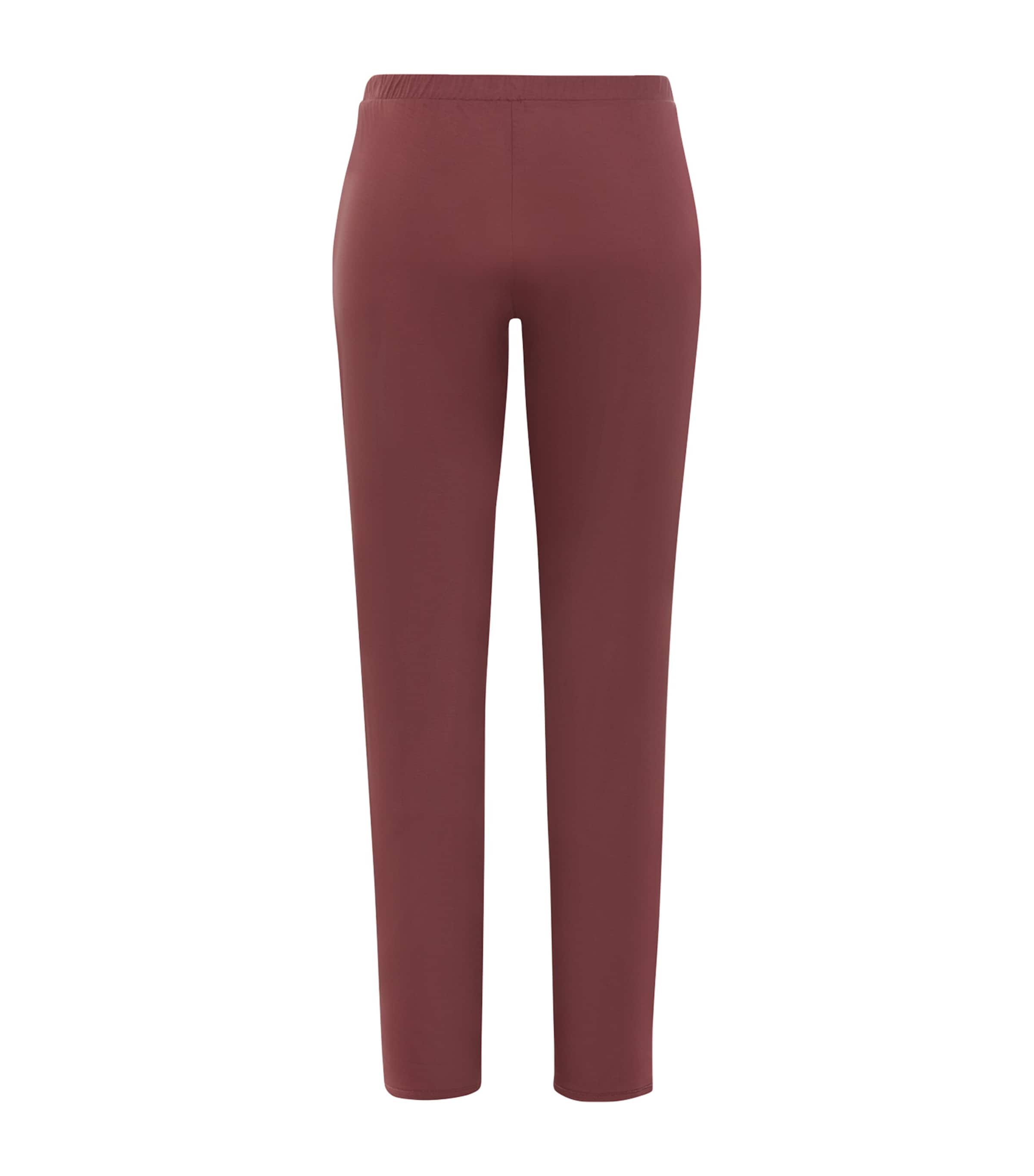Hanro Womens Modal-Silk Grand Central Pyjama Trousers Apple Butter Image 3