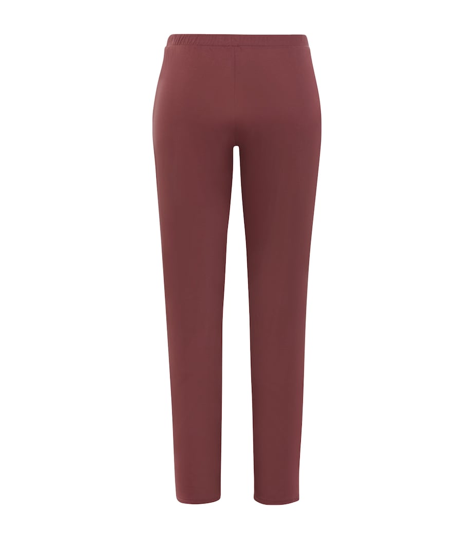 Hanro Womens Modal-Silk Grand Central Pyjama Trousers Apple Butter Image 3
