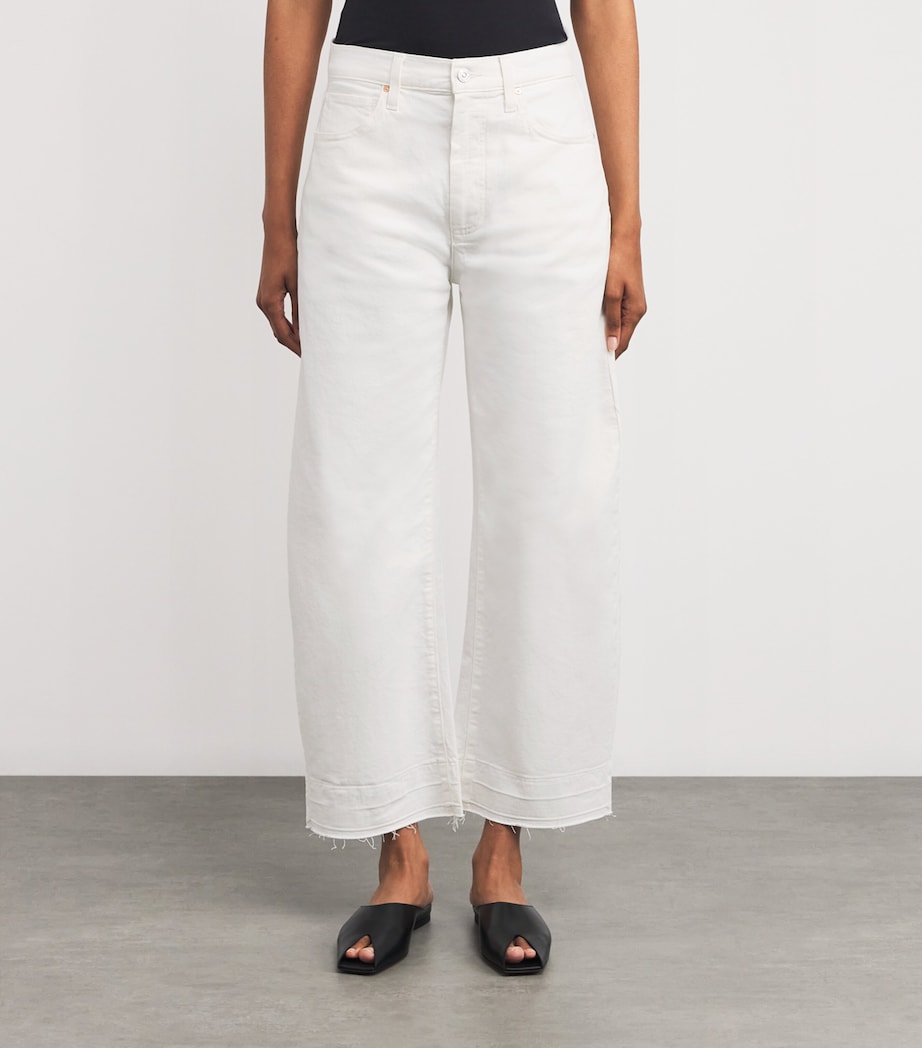 Arellia High-Rise Barre-Leg Jeans TONAL ECRU Image 3