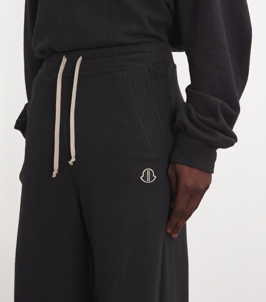 x Moncler Wide-Leg Bella Sweatpants 999/BLACK Image 7