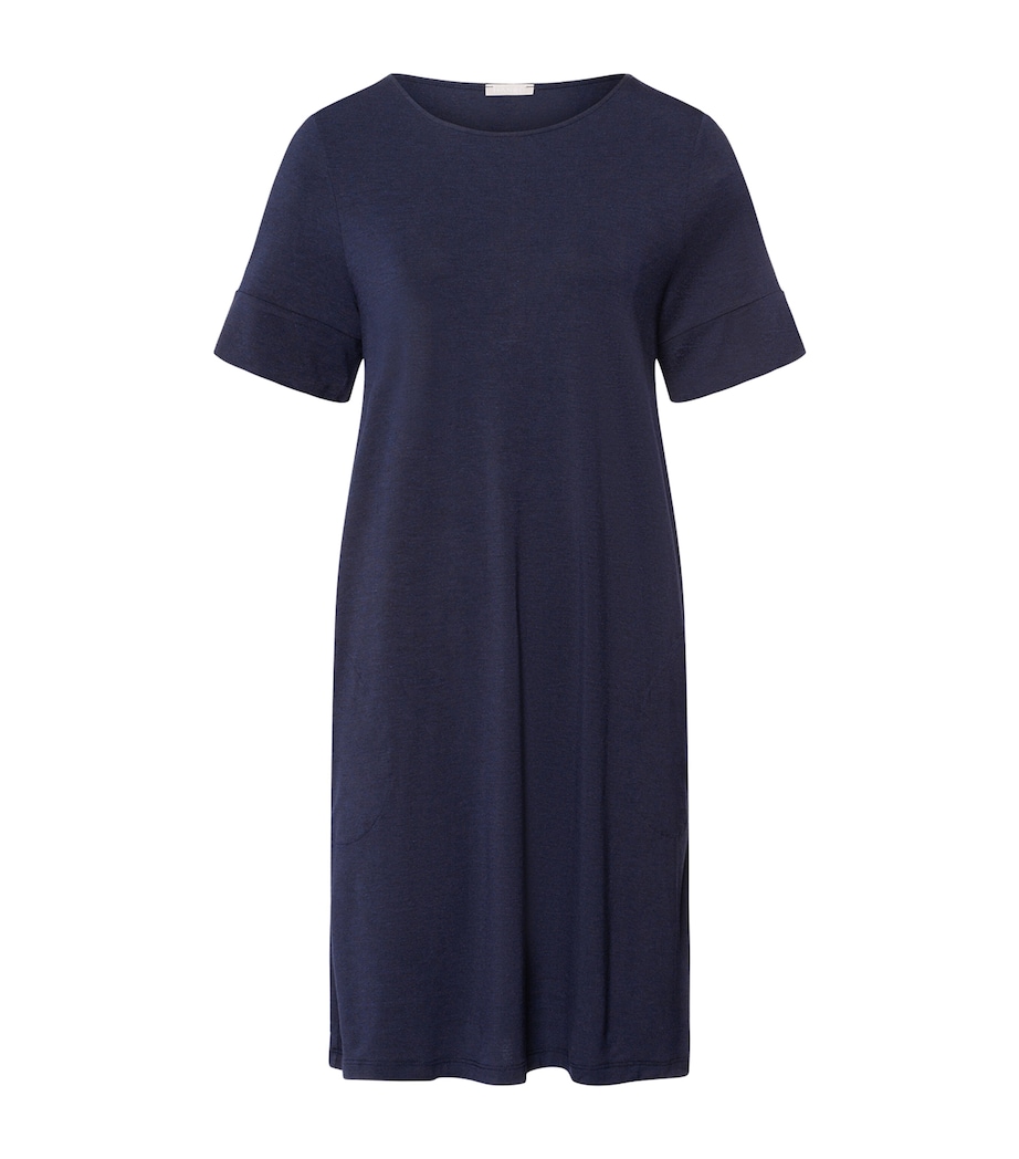 Short-Sleeve Nightdress DEEP NAVY Image 1