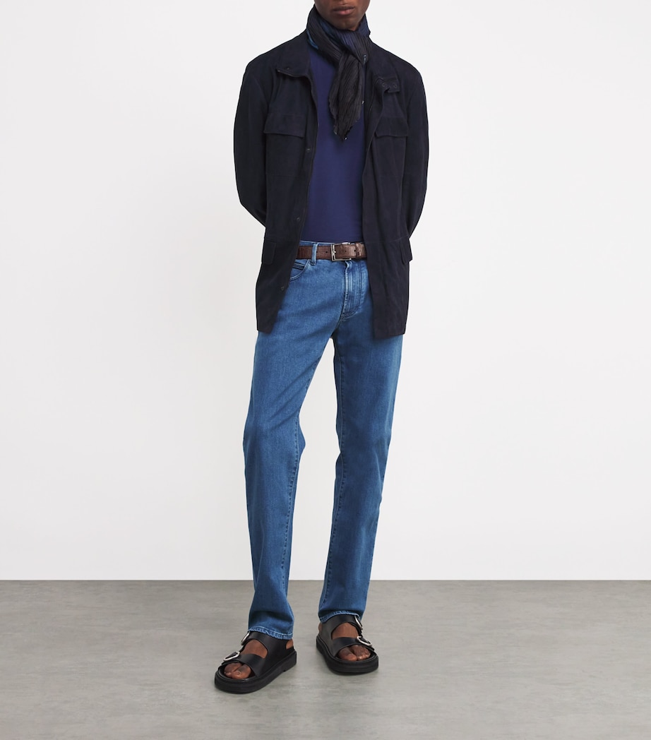 Stretch-Cotton Slim Jeans MB002 Image 2