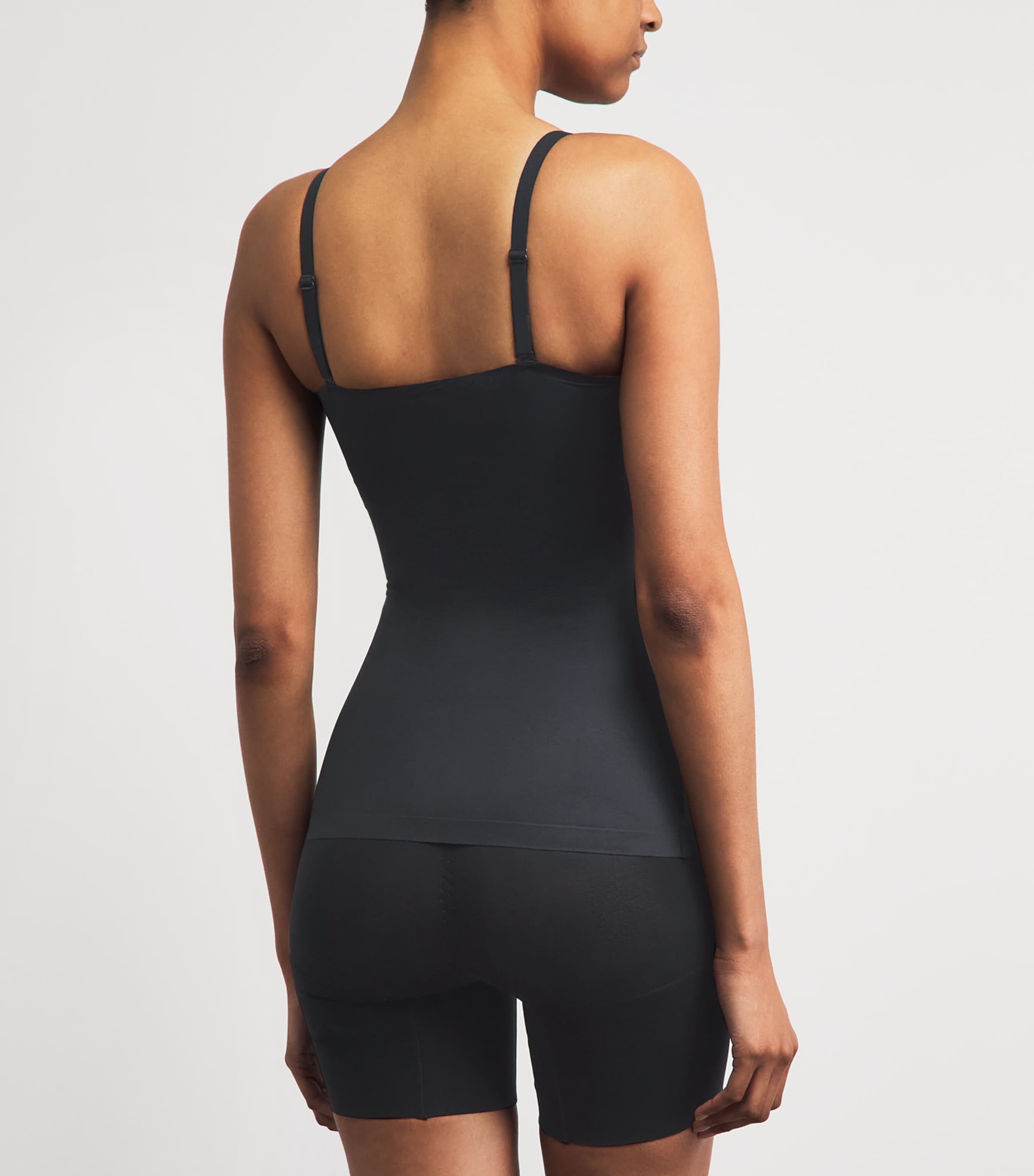 SPANX Womens SPANXshape Invisible Cami Top - Medium Control Very Black Image 3