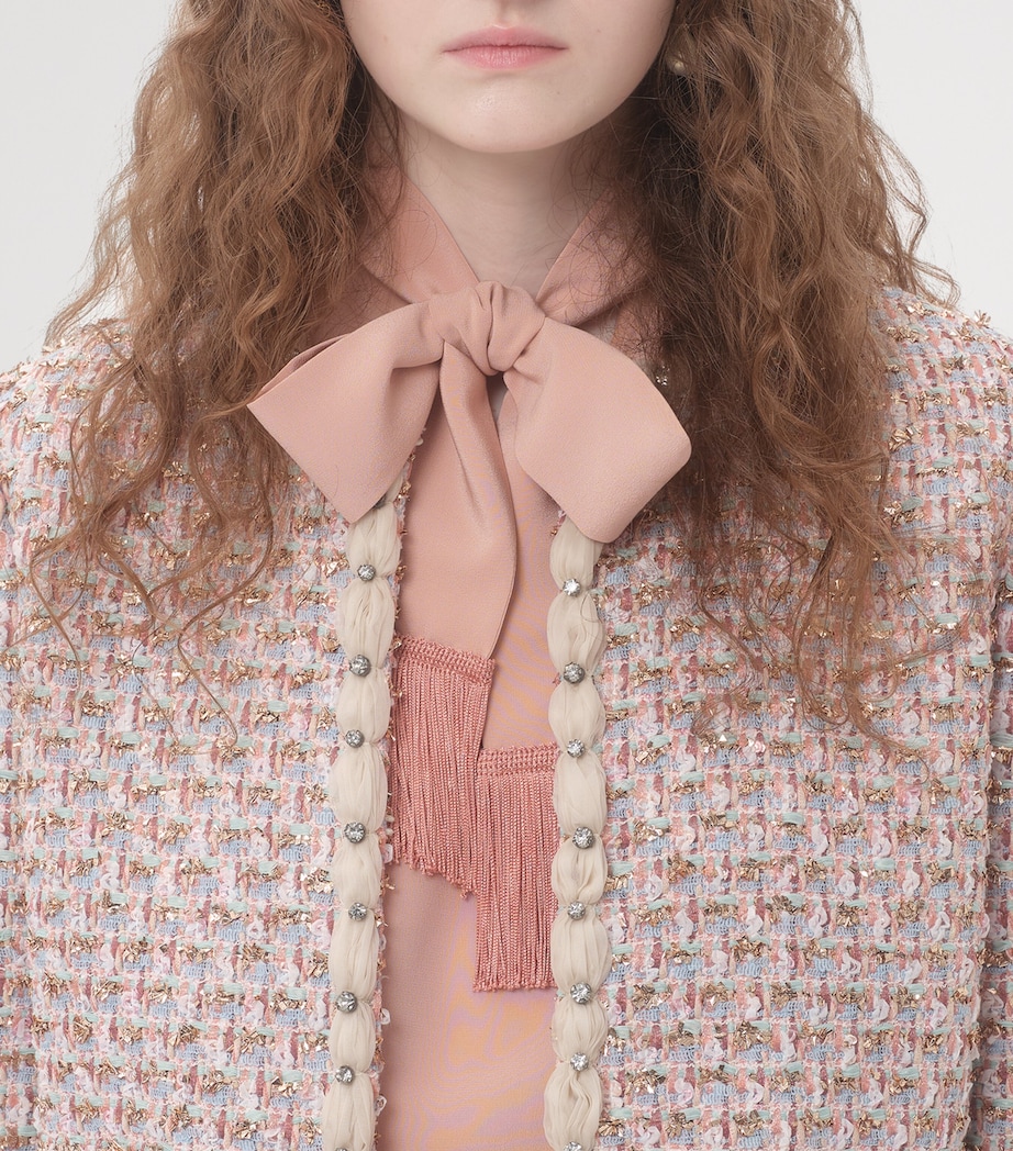 Silk Fringed Blouse 0LZ Image 6